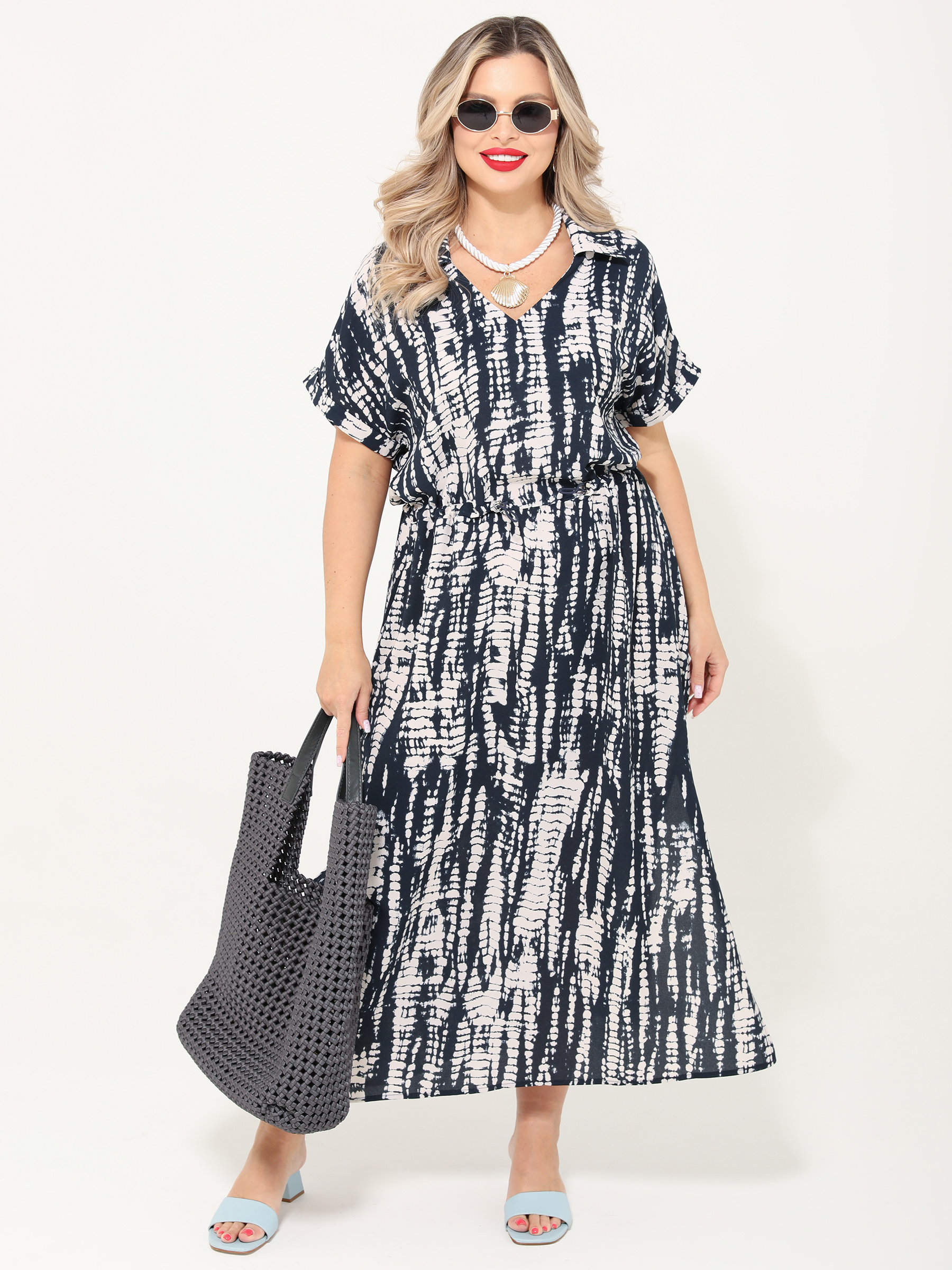 Платье женское с разрезами по низу Dora(фото3)