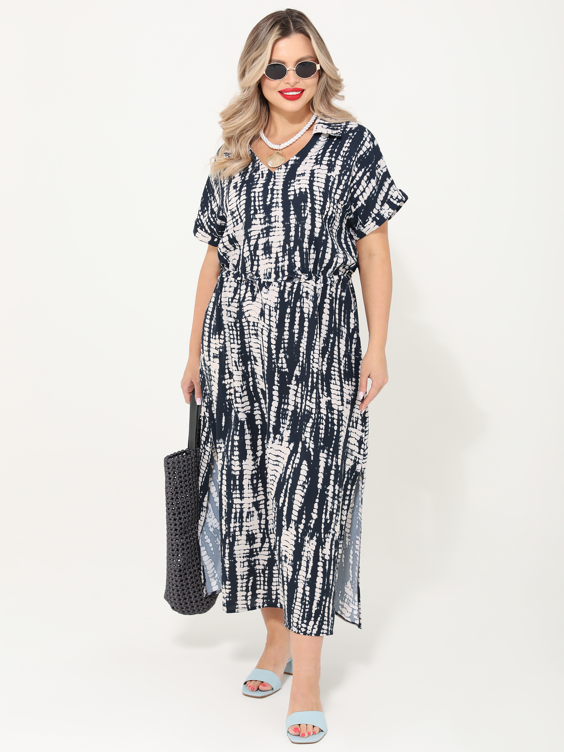 Платье женское с разрезами по низу Dora(фото4)