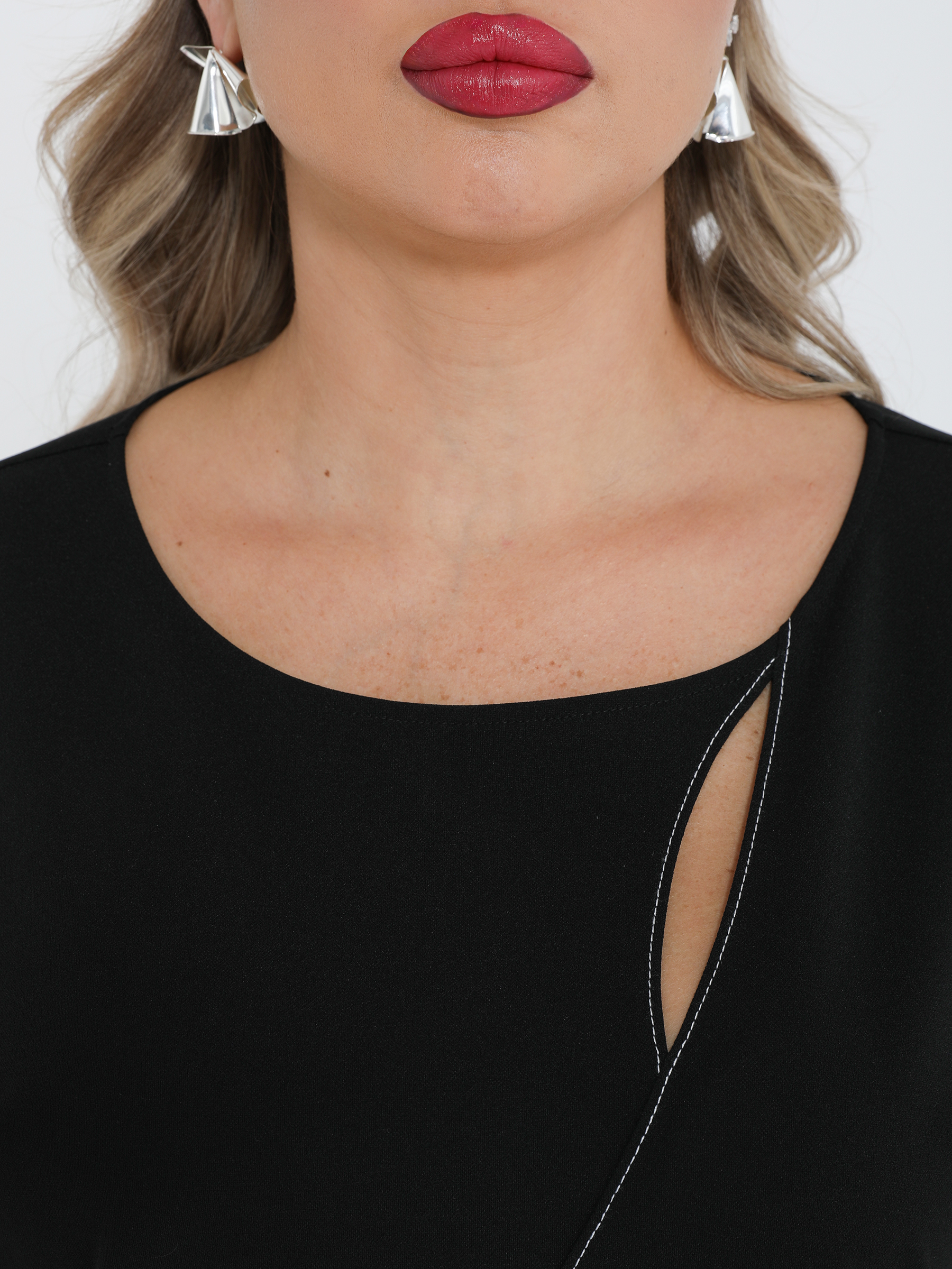 Платье-футляр чёрное Dora(фото4)