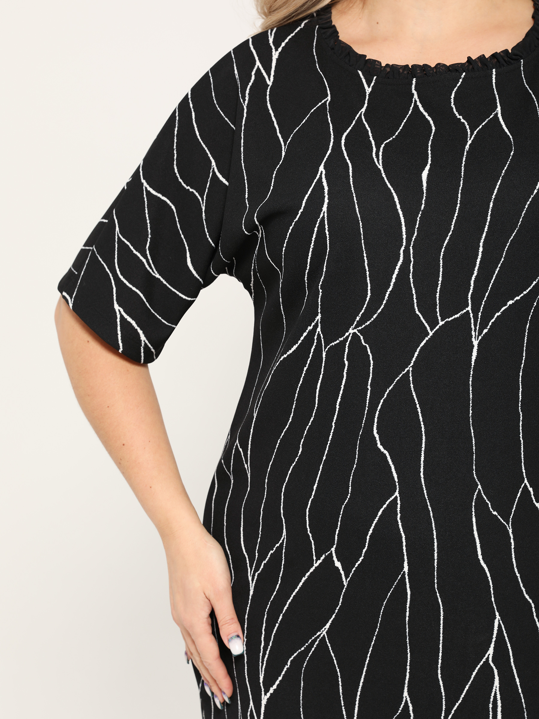 Платье-футляр чёрное Dora(фото5)