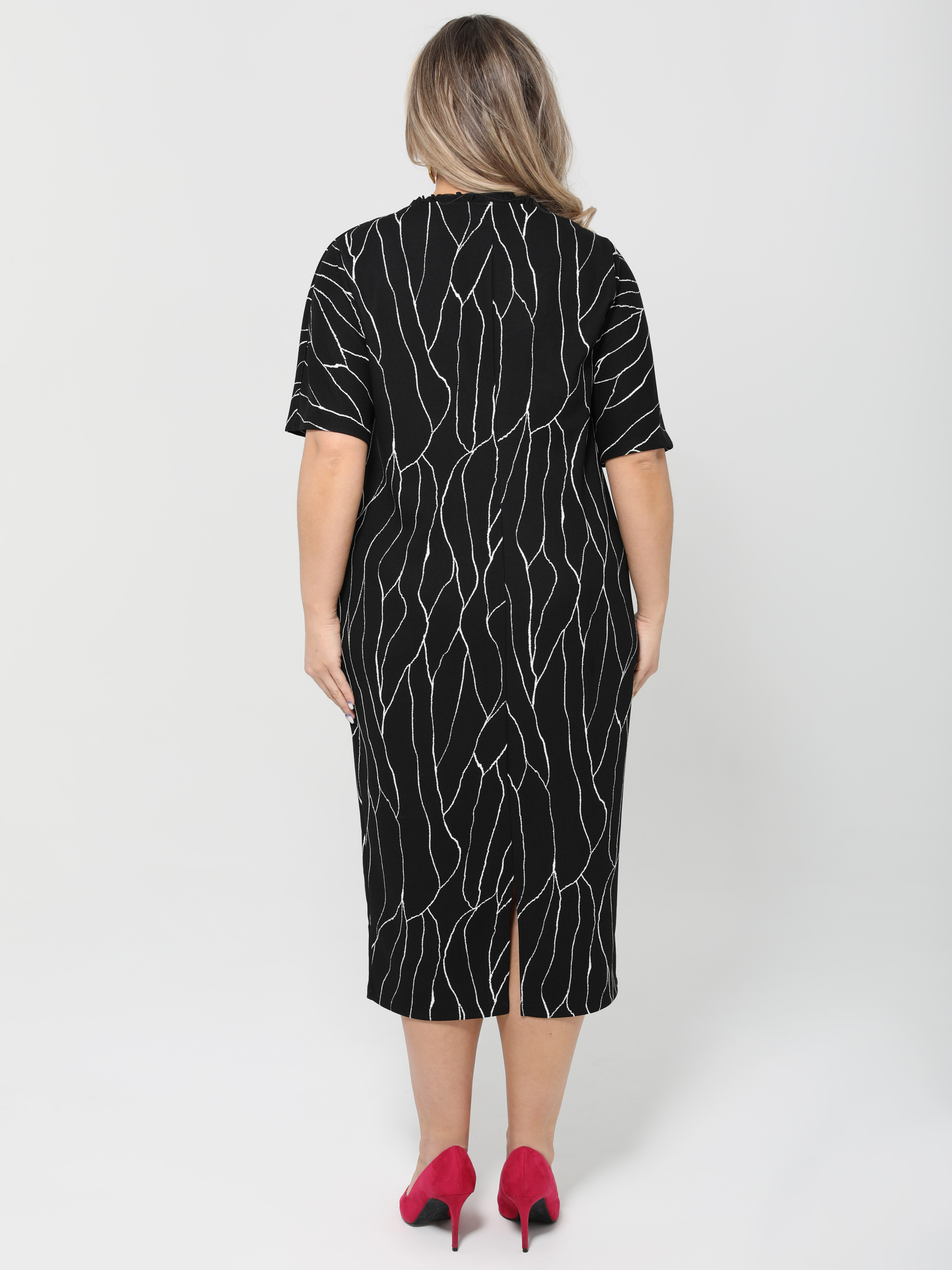 Платье-футляр чёрное Dora(фото6)