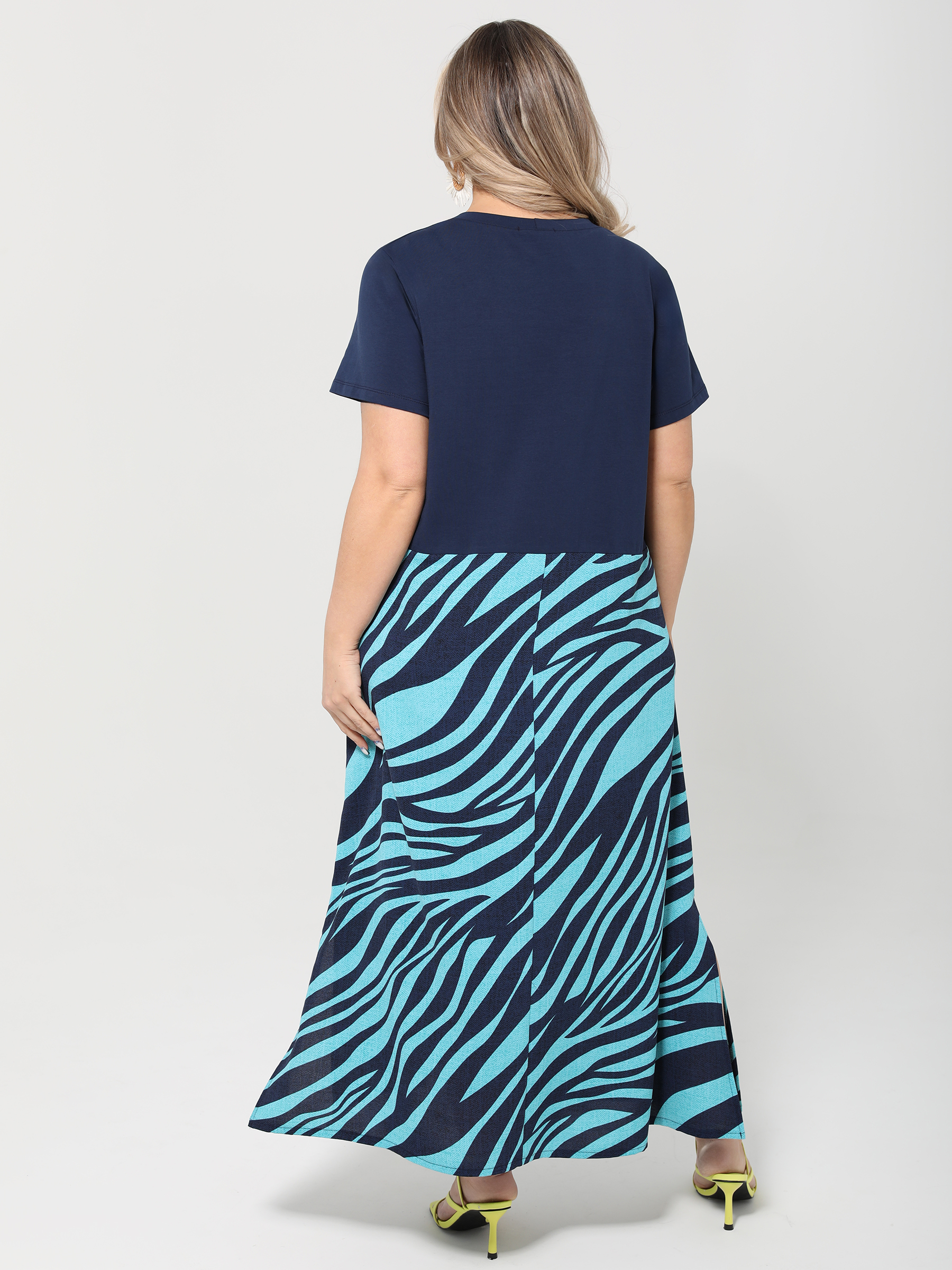 Платье трикотажное с разрезами по низу Dora(фото9)