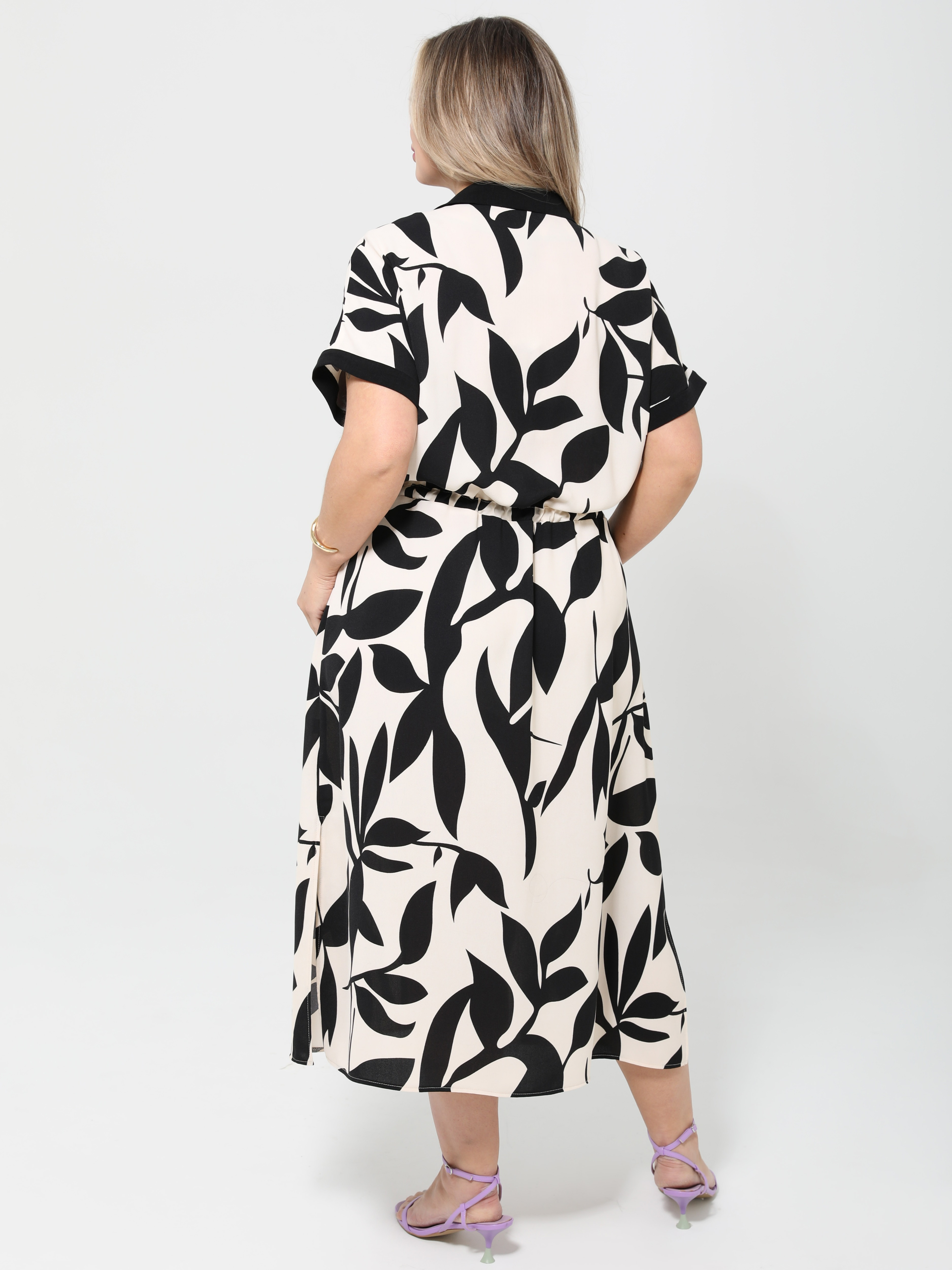 Платье бежевое с разрезами по низу Dora(фото7)