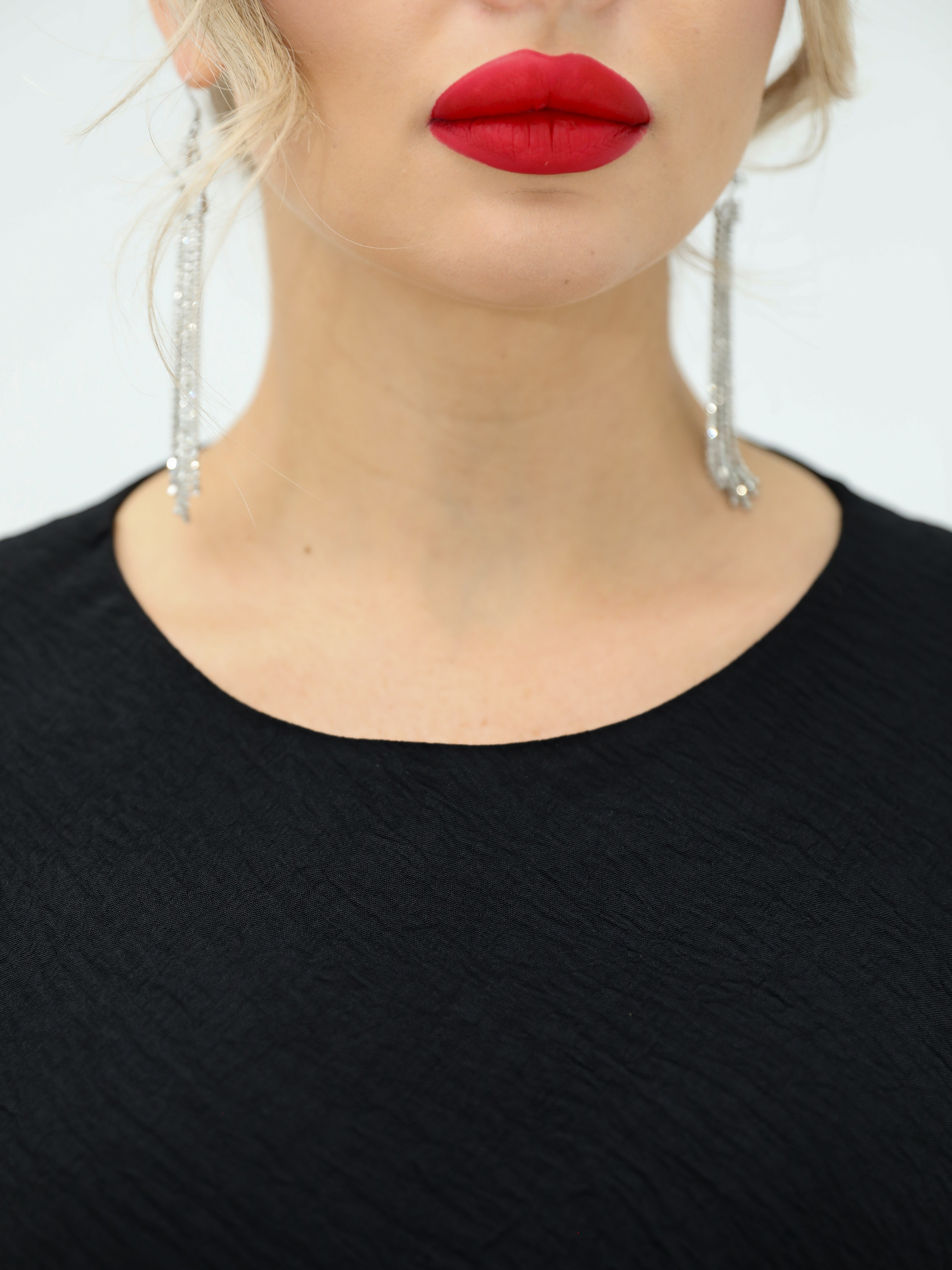 Платье длинное нарядное чёрного цвета Dora(фото5)