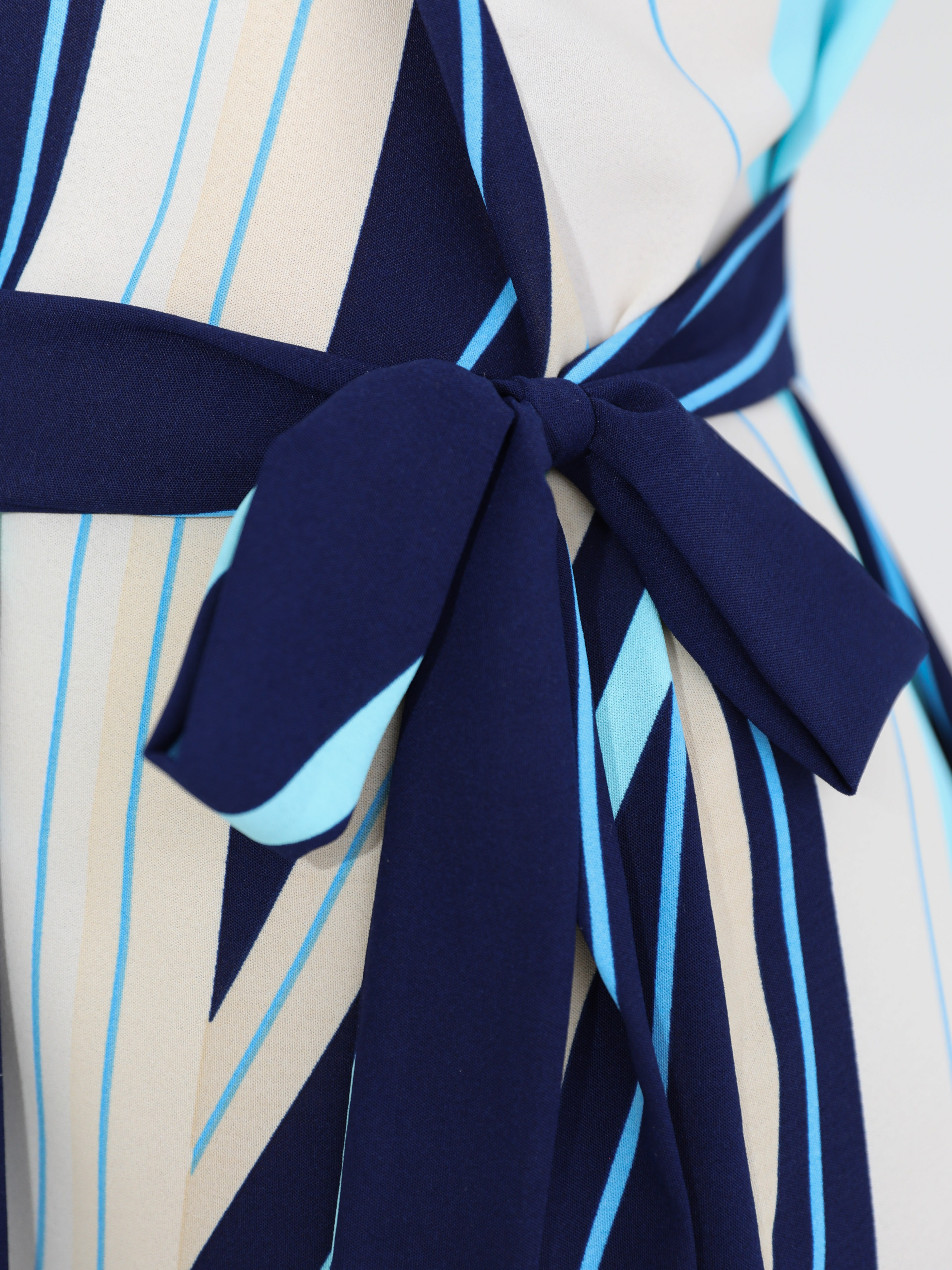 Платье тёмно-синее в полоску Dora(фото8)