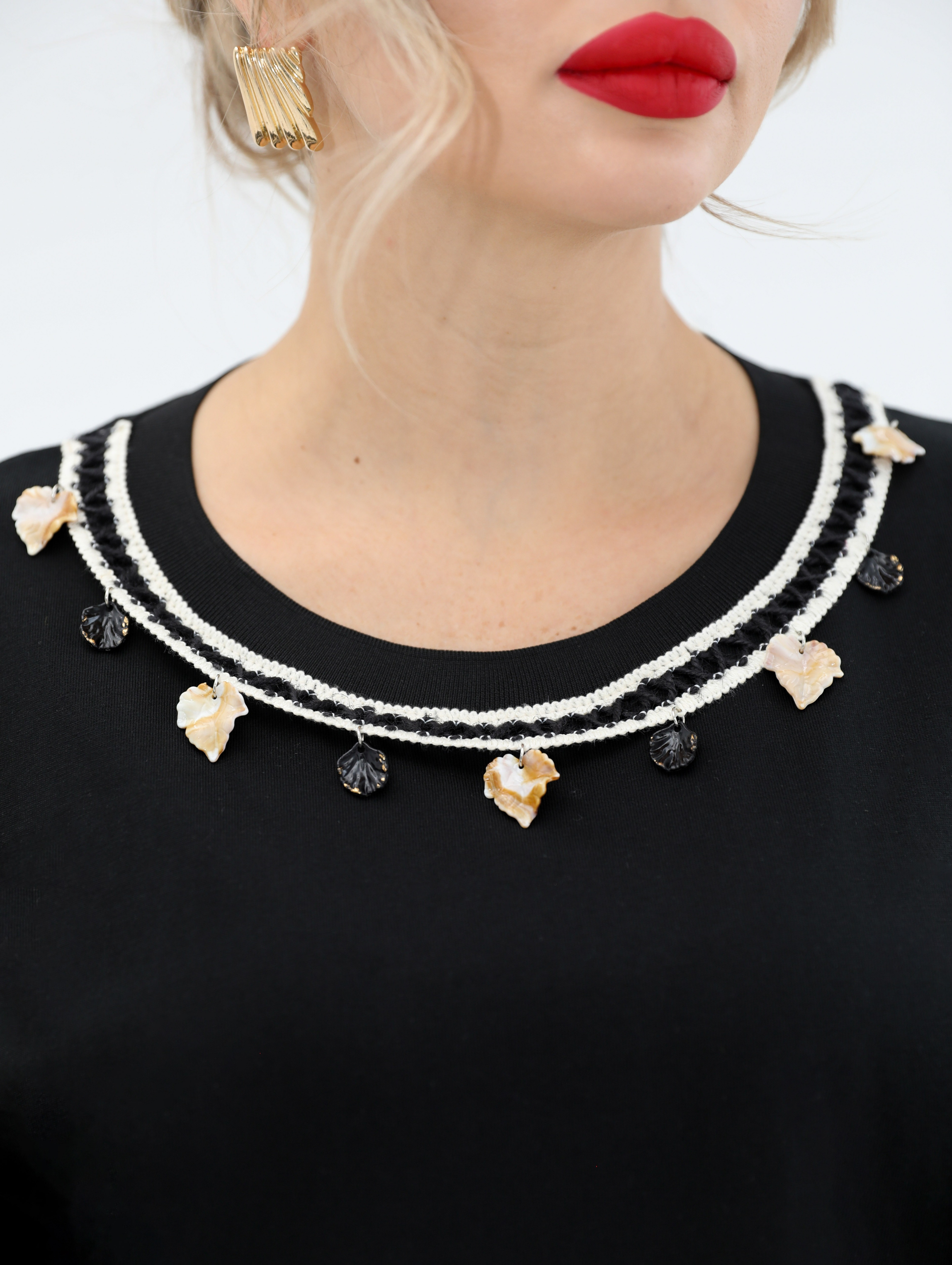 Футболка трикотажная чёрная Dora(фото4)