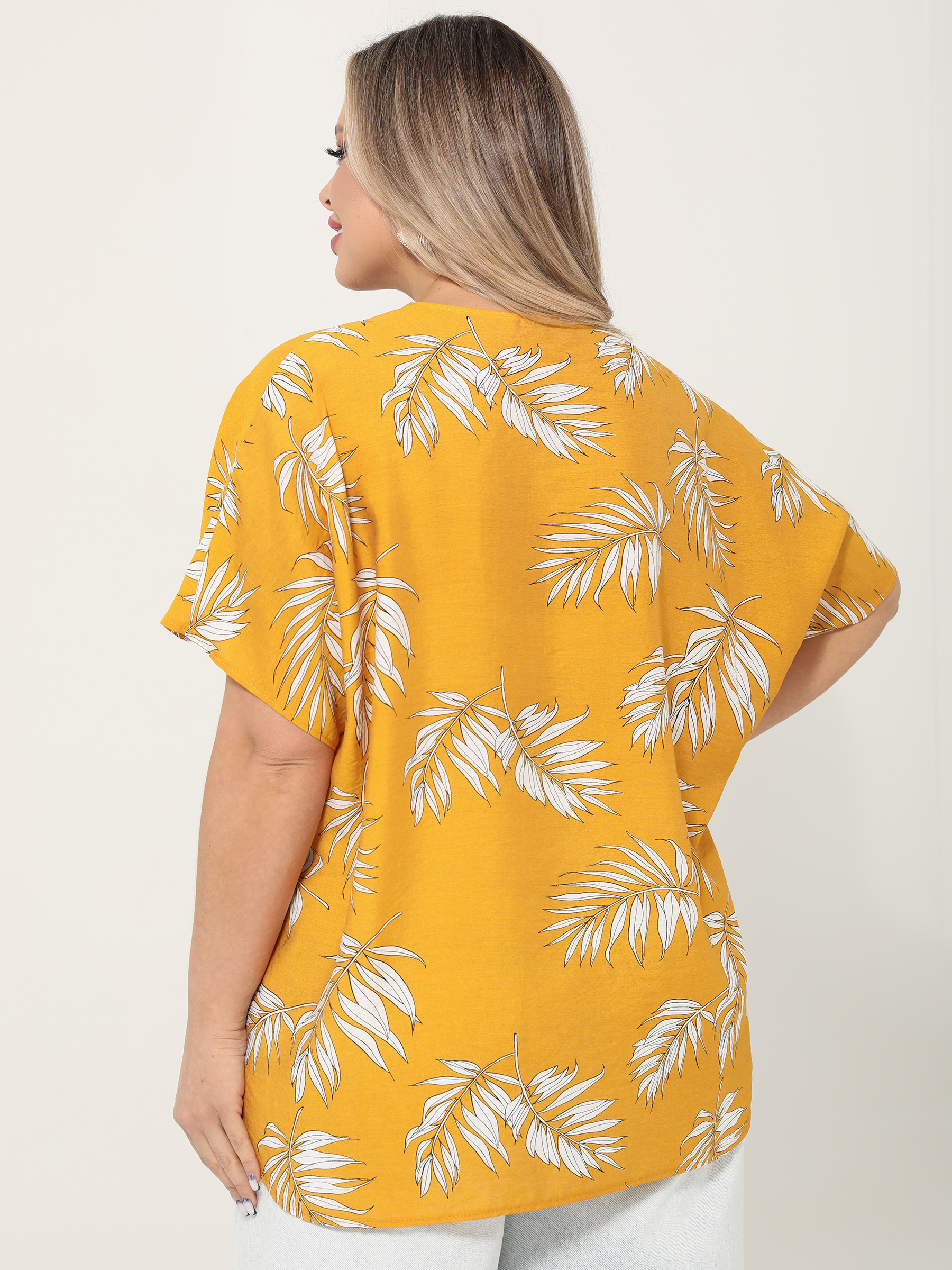 Блузка яркая с короткими рукавами Dora(фото9)