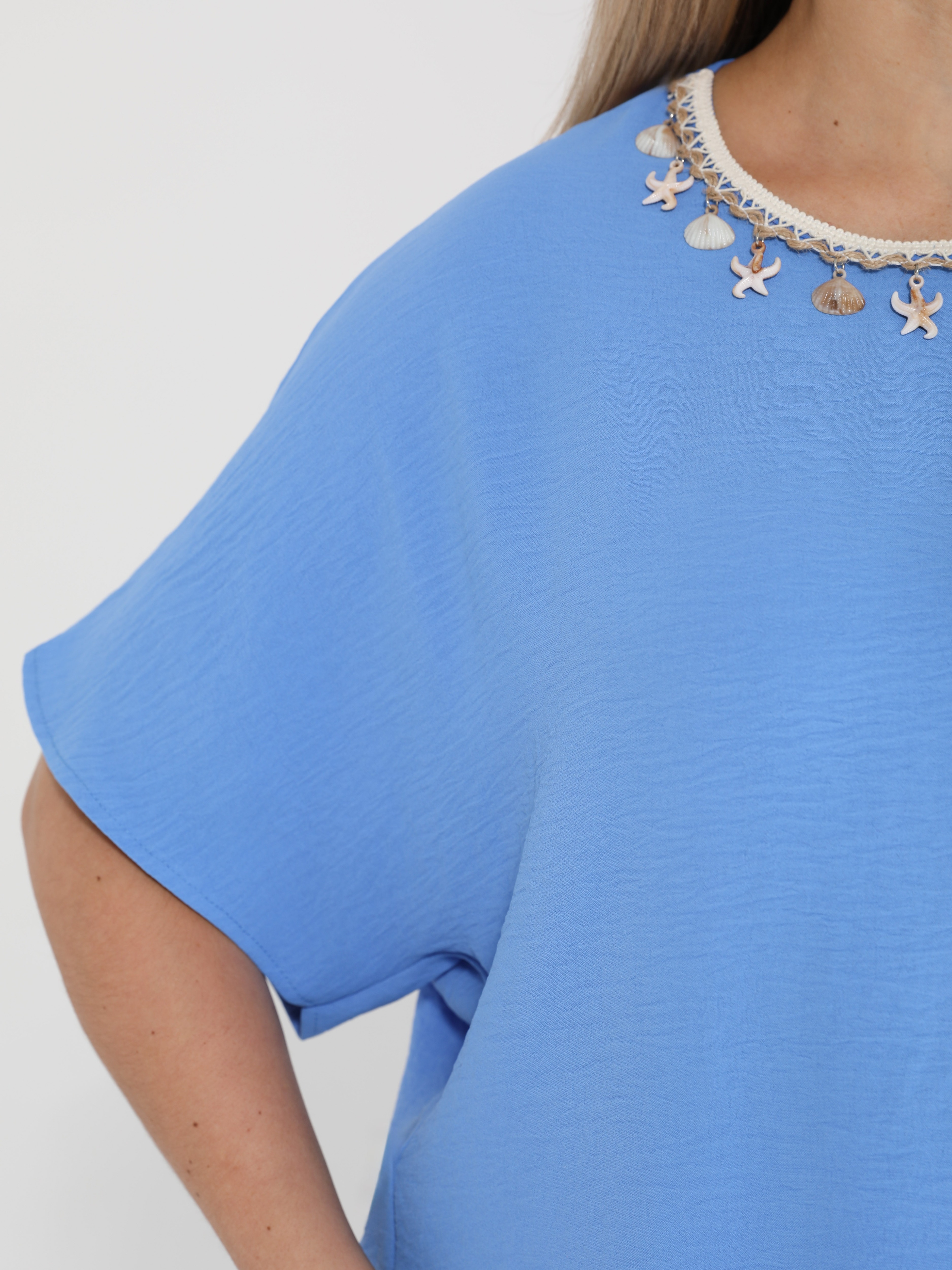 Блузка лёгкая с короткими рукавами Dora(фото7)