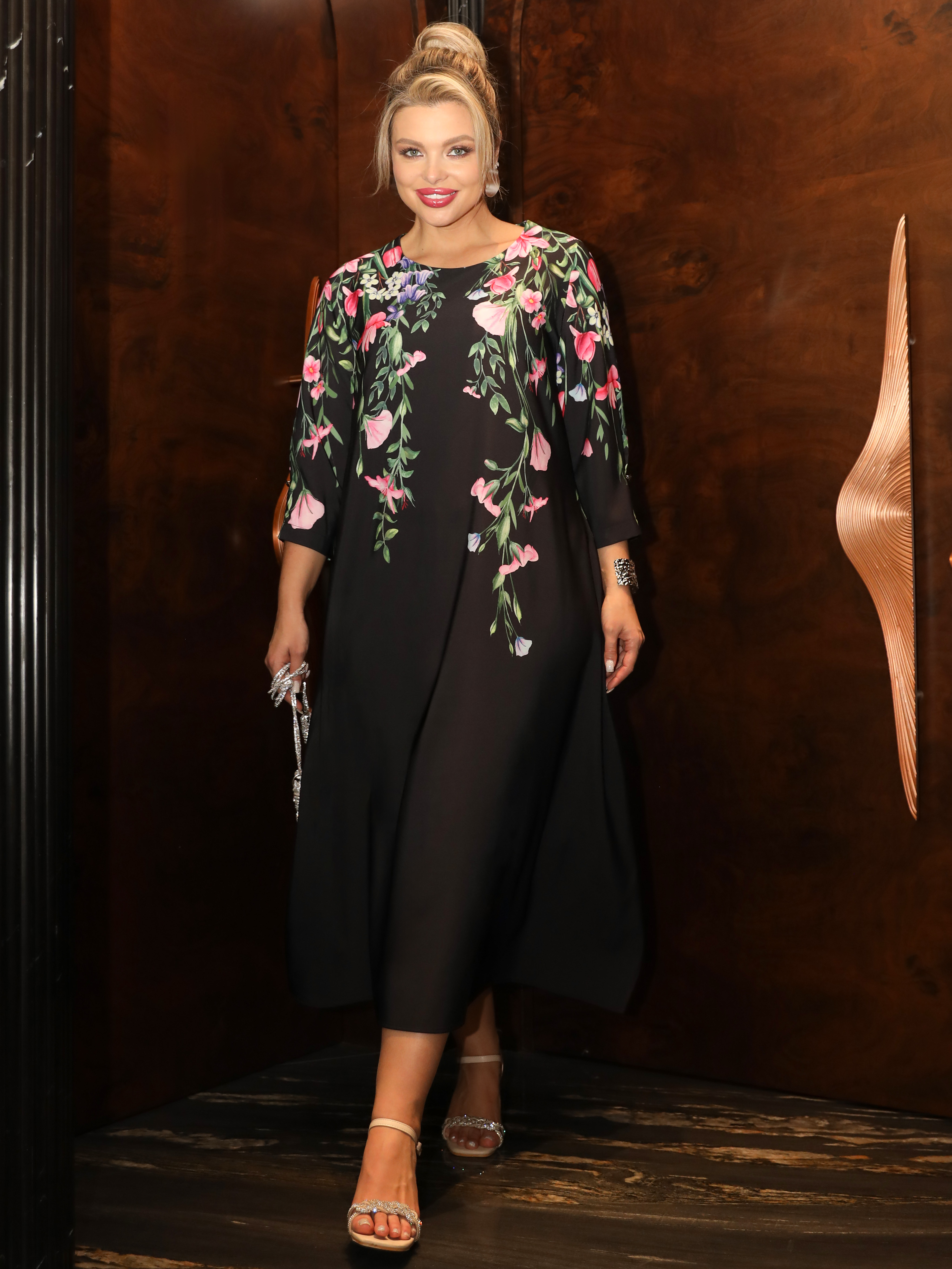 Платье длинное летящего силуэта Dora(фото4)