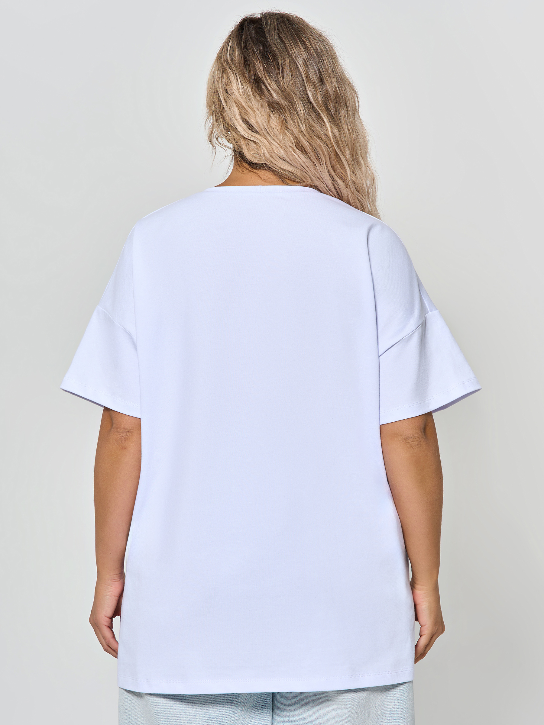 Футболка трикотажная с брошью Dora(фото7)