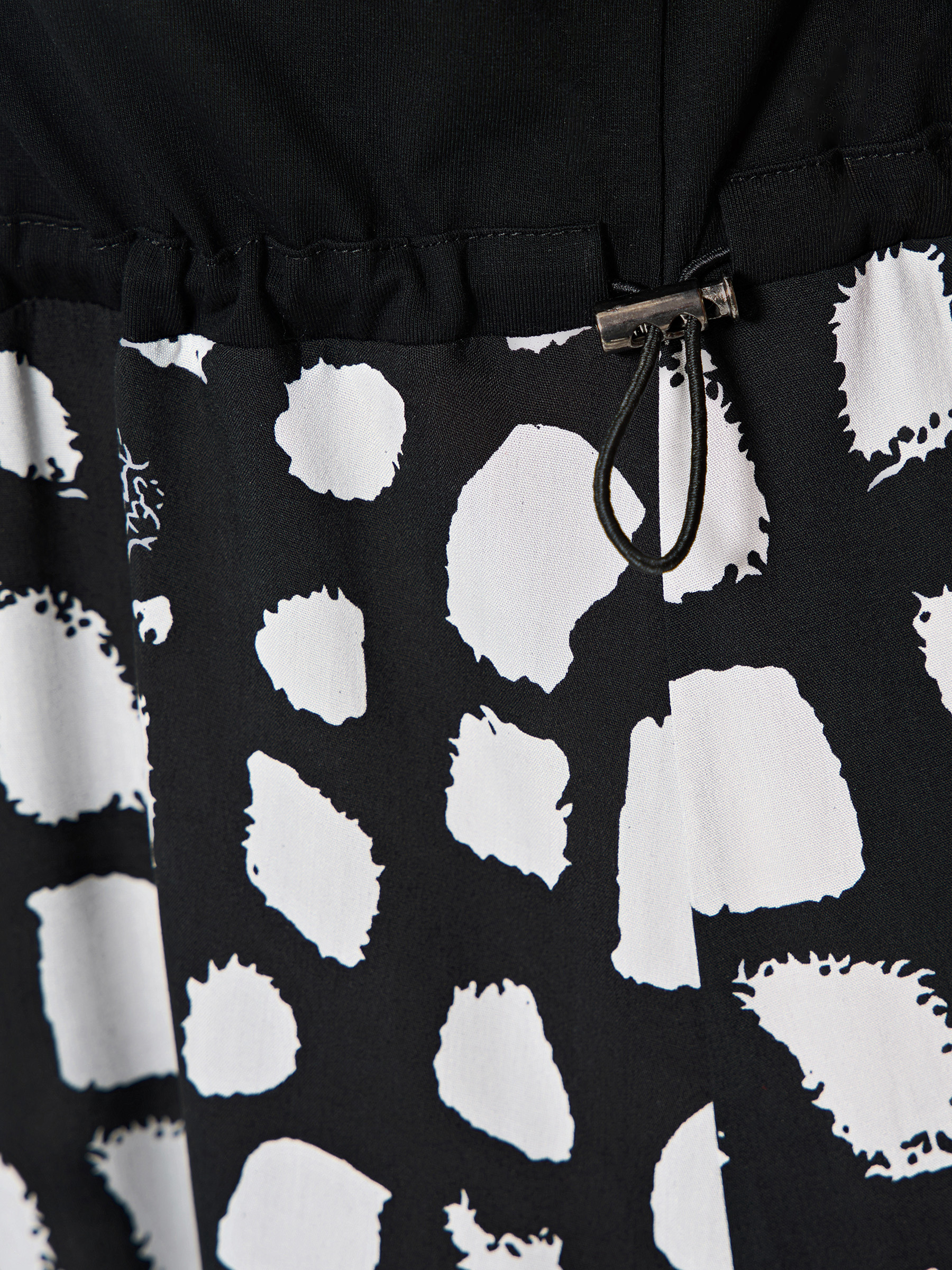 Платье комбинированное с разрезами по низу Dora(фото7)