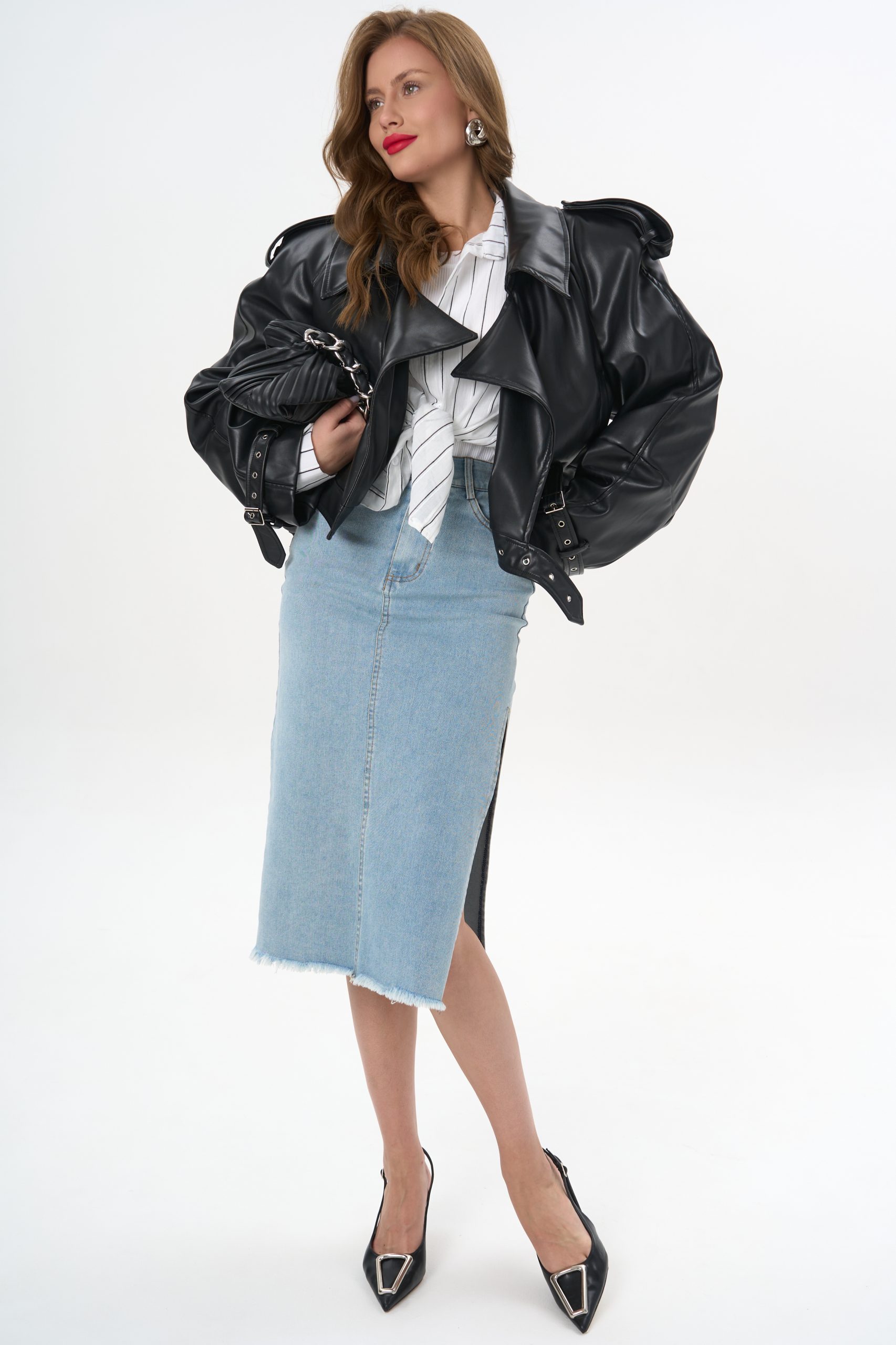 Юбка миди джинсовая Elza