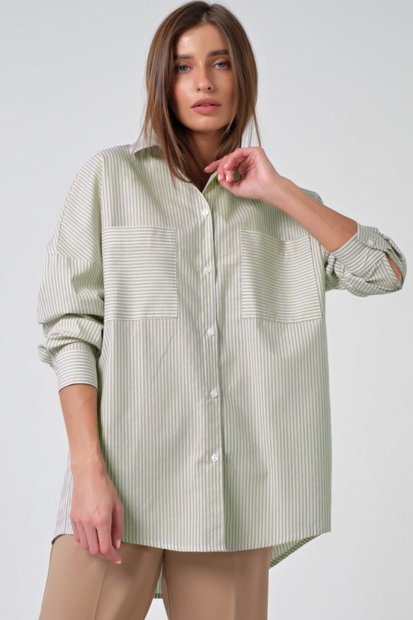 Привлекательная женская рубашка FL-2113-15 цена-3927 р. в интернет магазинеbeauti-full.ru