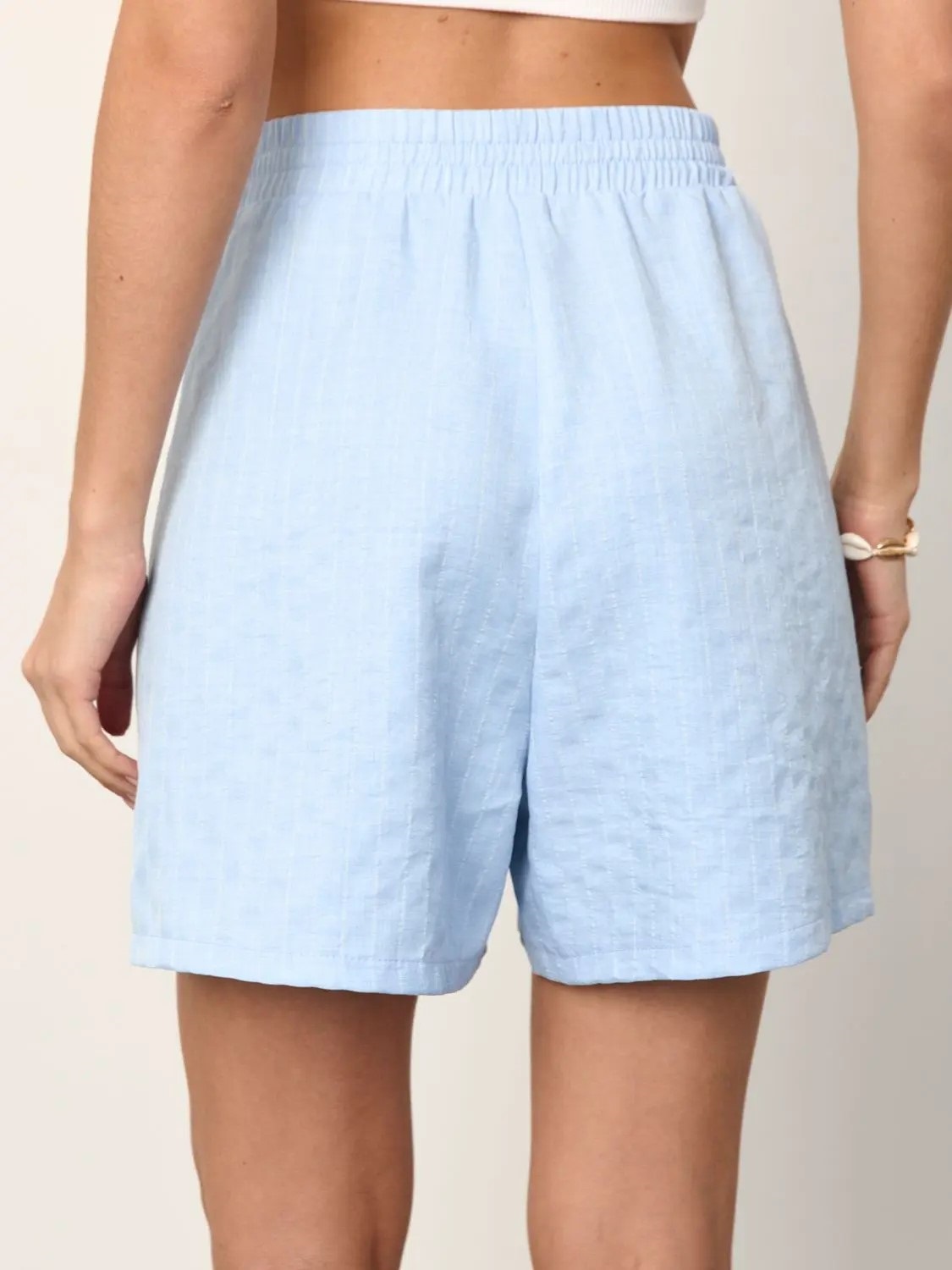 Шорты голубые в полоску Jetty(фото10)