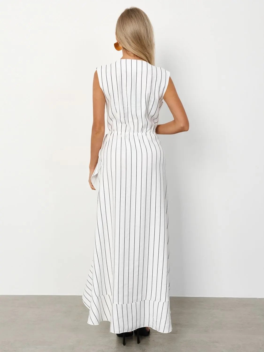 Платье белое в полоску Jetty(фото7)