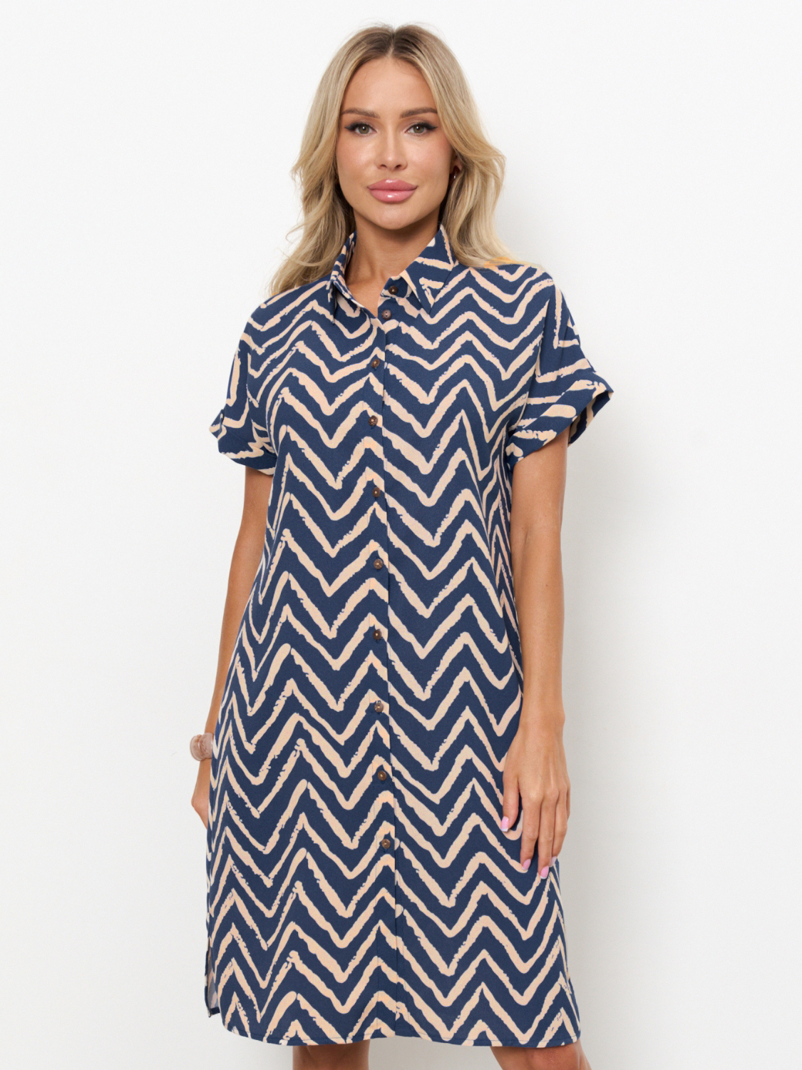 Платье-рубашка с поясом Jetty(фото3)