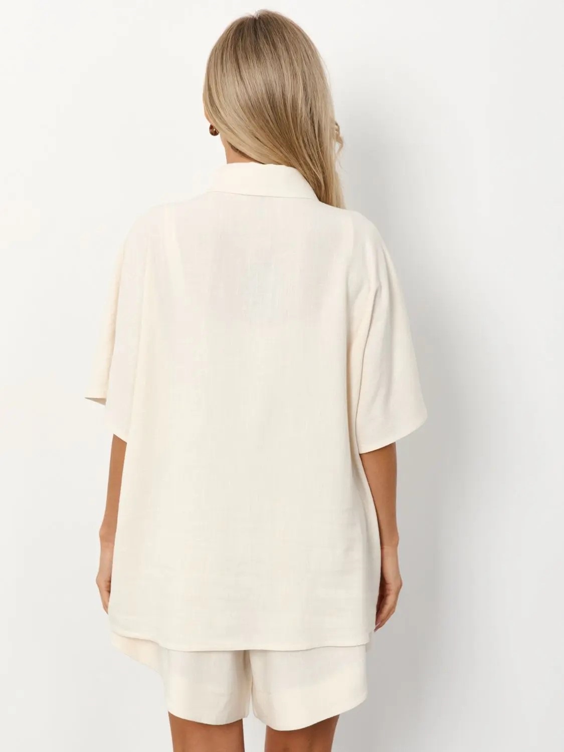 Рубашка однотонная с коротким рукавом Jetty(фото5)