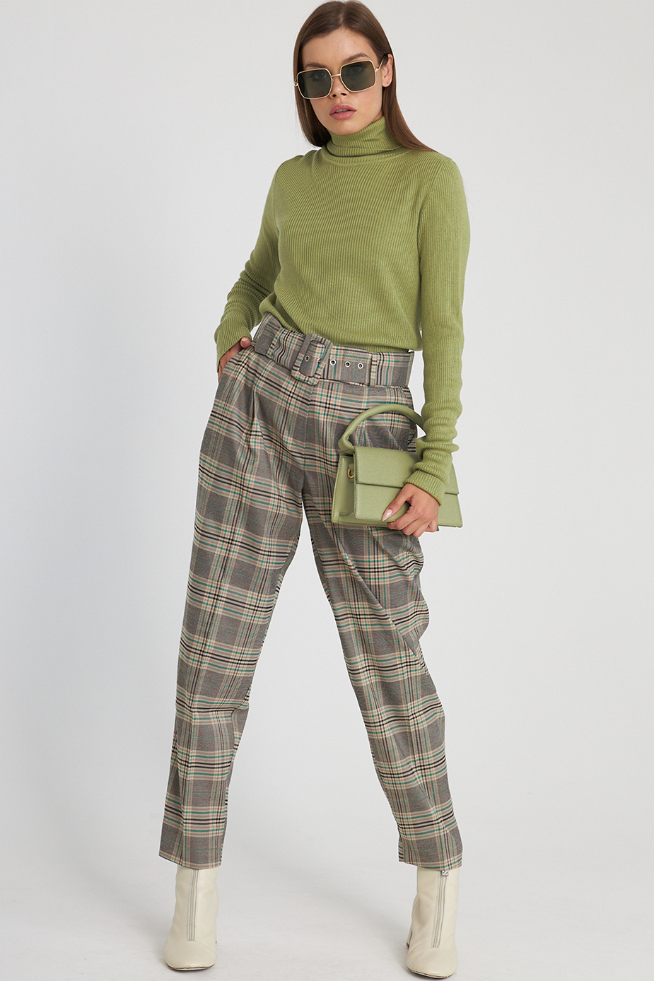 Молодёжные женские брюки 48 размера J-144-5-Н цена-2662 р. в интернетмагазине beauti-full.ru