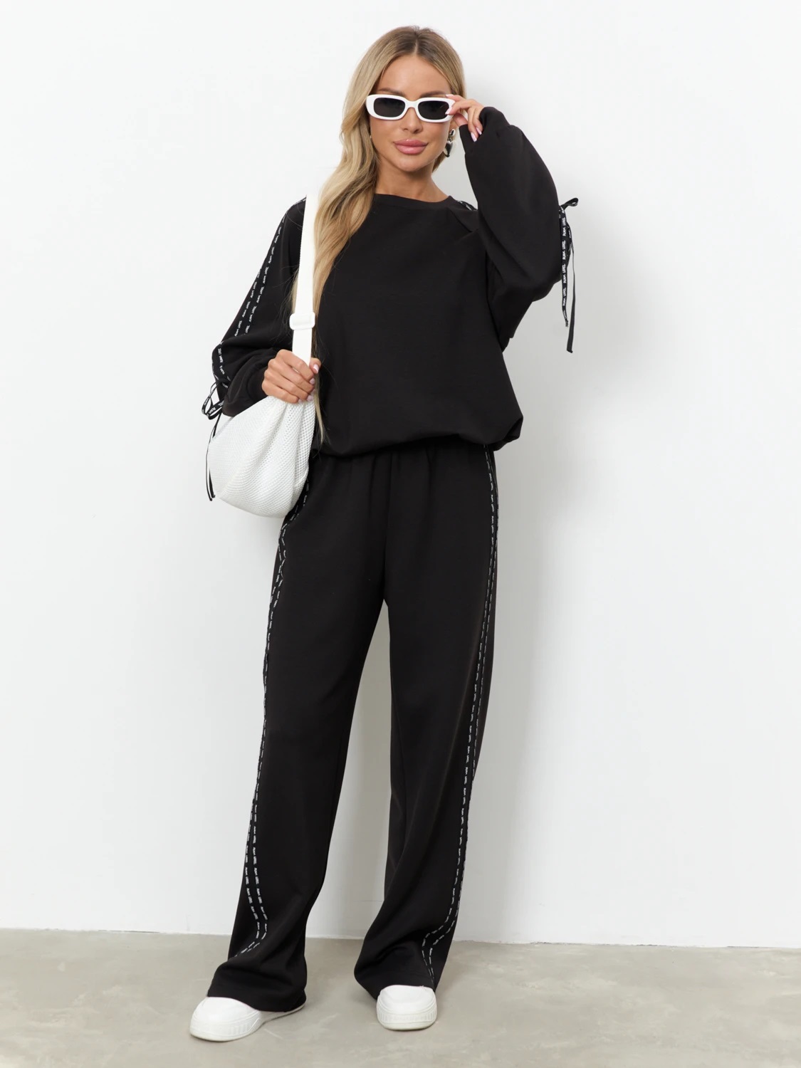 Брюки широкие с лампасами Jetty(фото3)