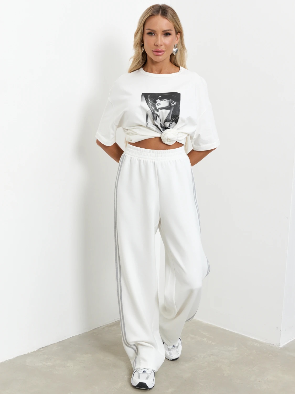 Брюки широкие с лампасами Jetty(фото4)