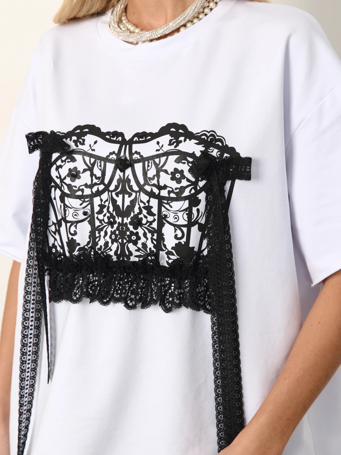 Футболка трикотажная белая Jetty(фото4)