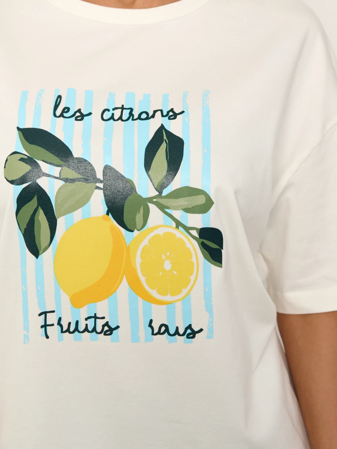 Футболка трикотажная молочного цвета Jetty(фото4)