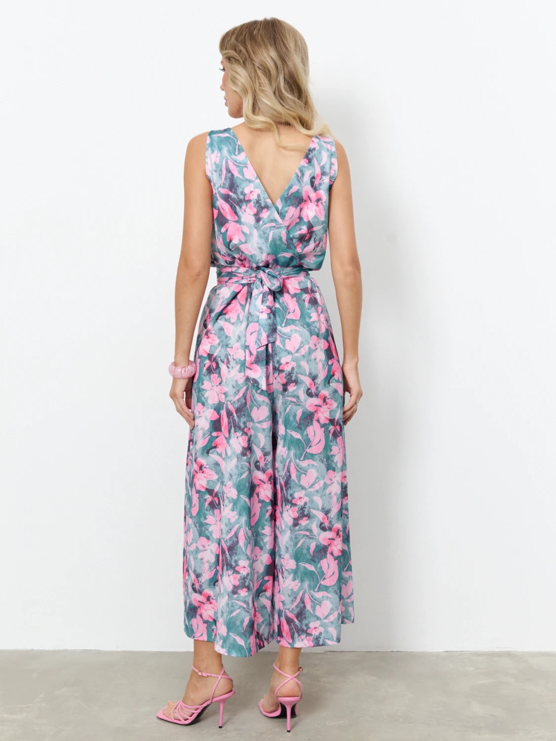 Комбинезон с широкими брюками-палаццо Jetty(фото6)