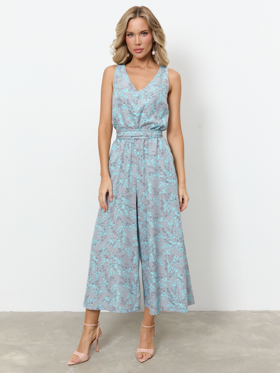 Комбинезон с широкими брюками-палаццо Jetty(фото2)