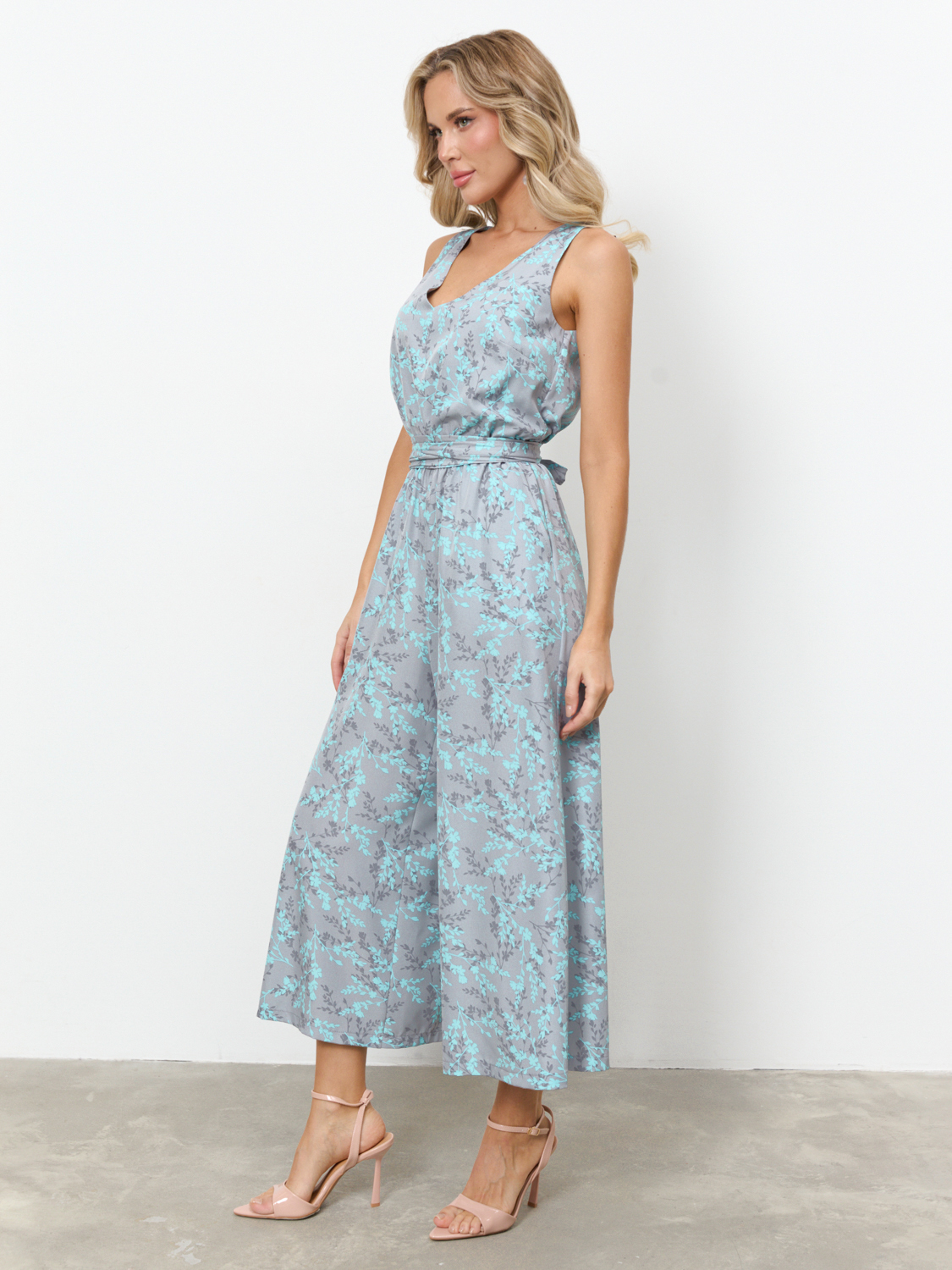 Комбинезон с широкими брюками-палаццо Jetty(фото6)