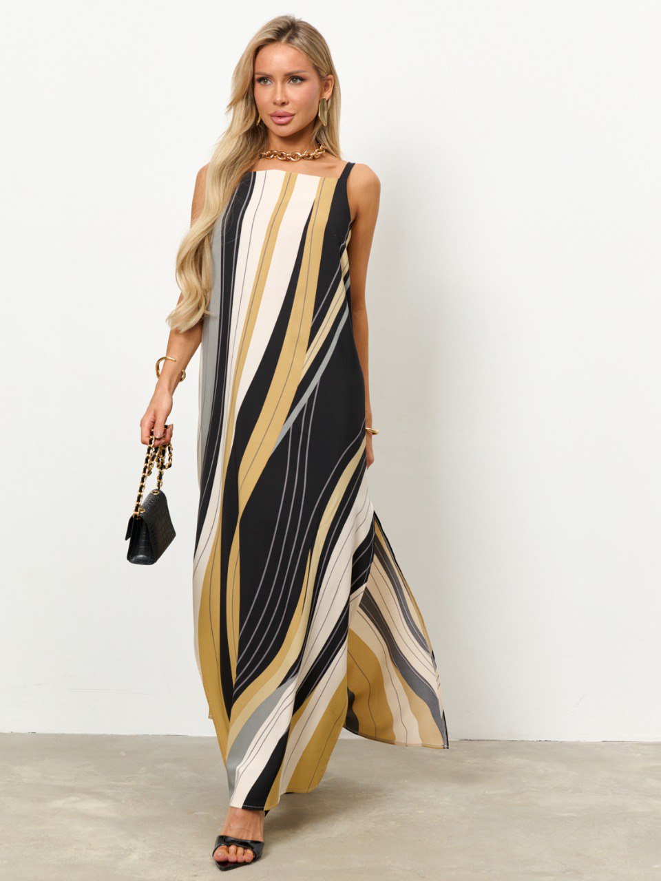 Сарафан длинный с разрезами Jetty(фото5)