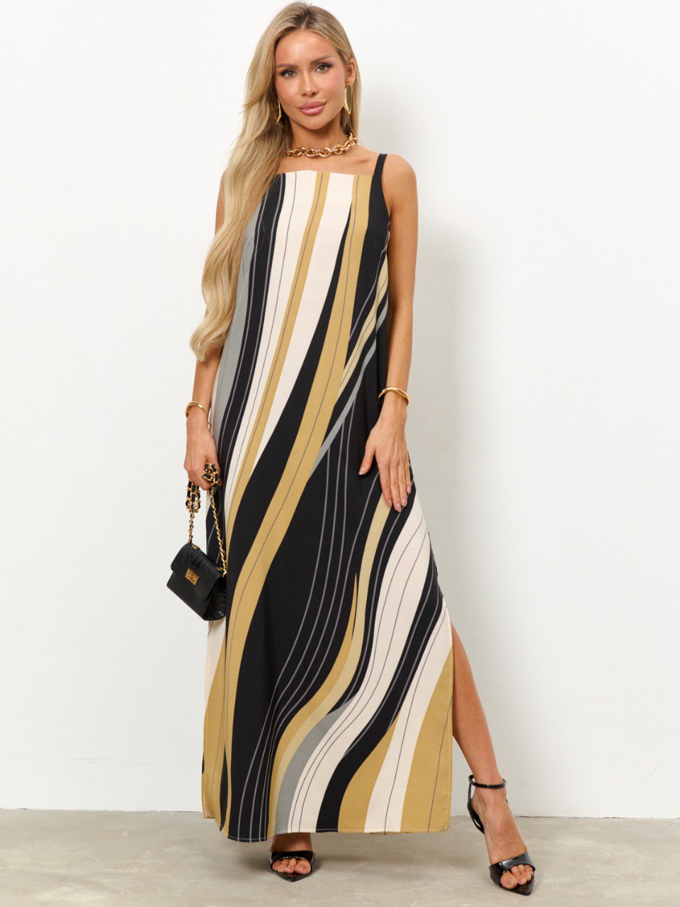 Сарафан длинный с разрезами Jetty(фото2)