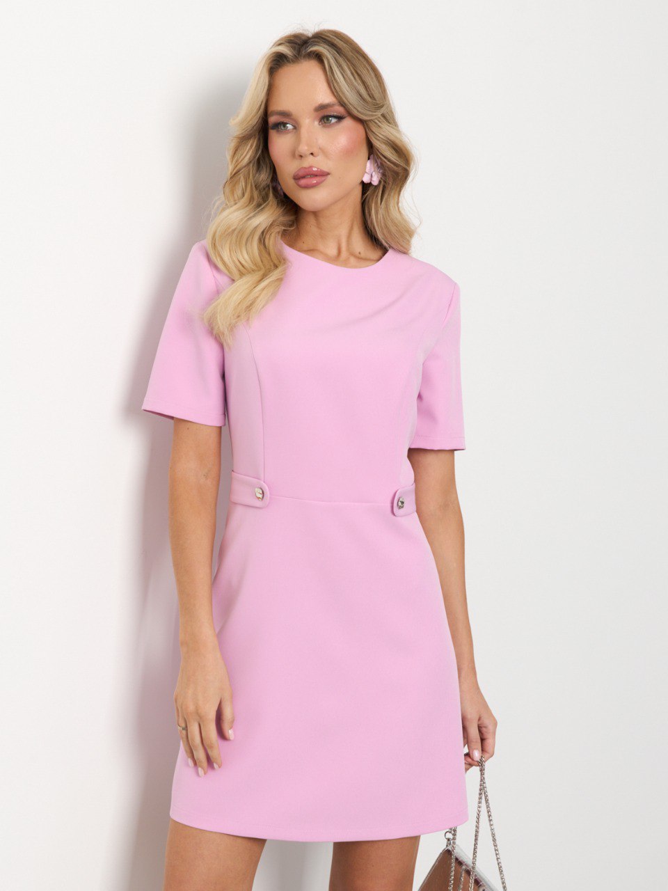 Платье мини розового цвета Jetty(фото3)
