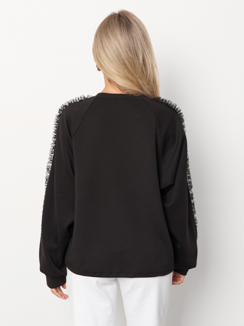 Джемпер трикотажный чёрного цвета Jetty(фото6)