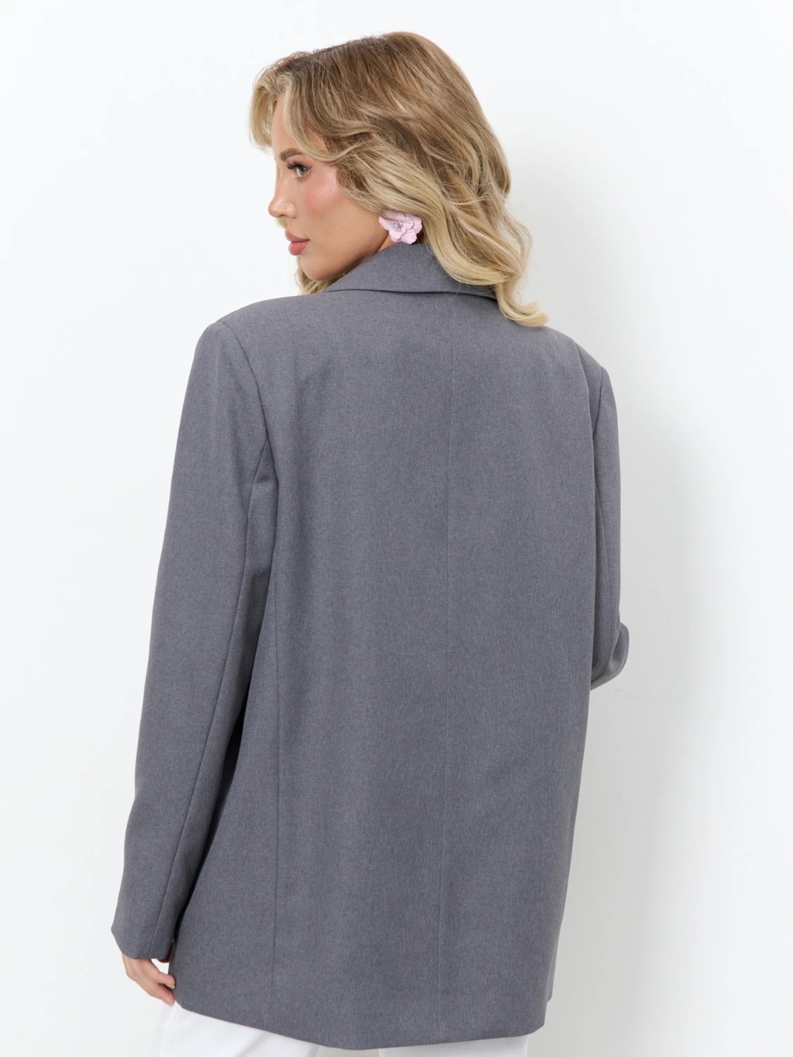 Жакет тёмно-серый в стиле Oversize Jetty(фото6)