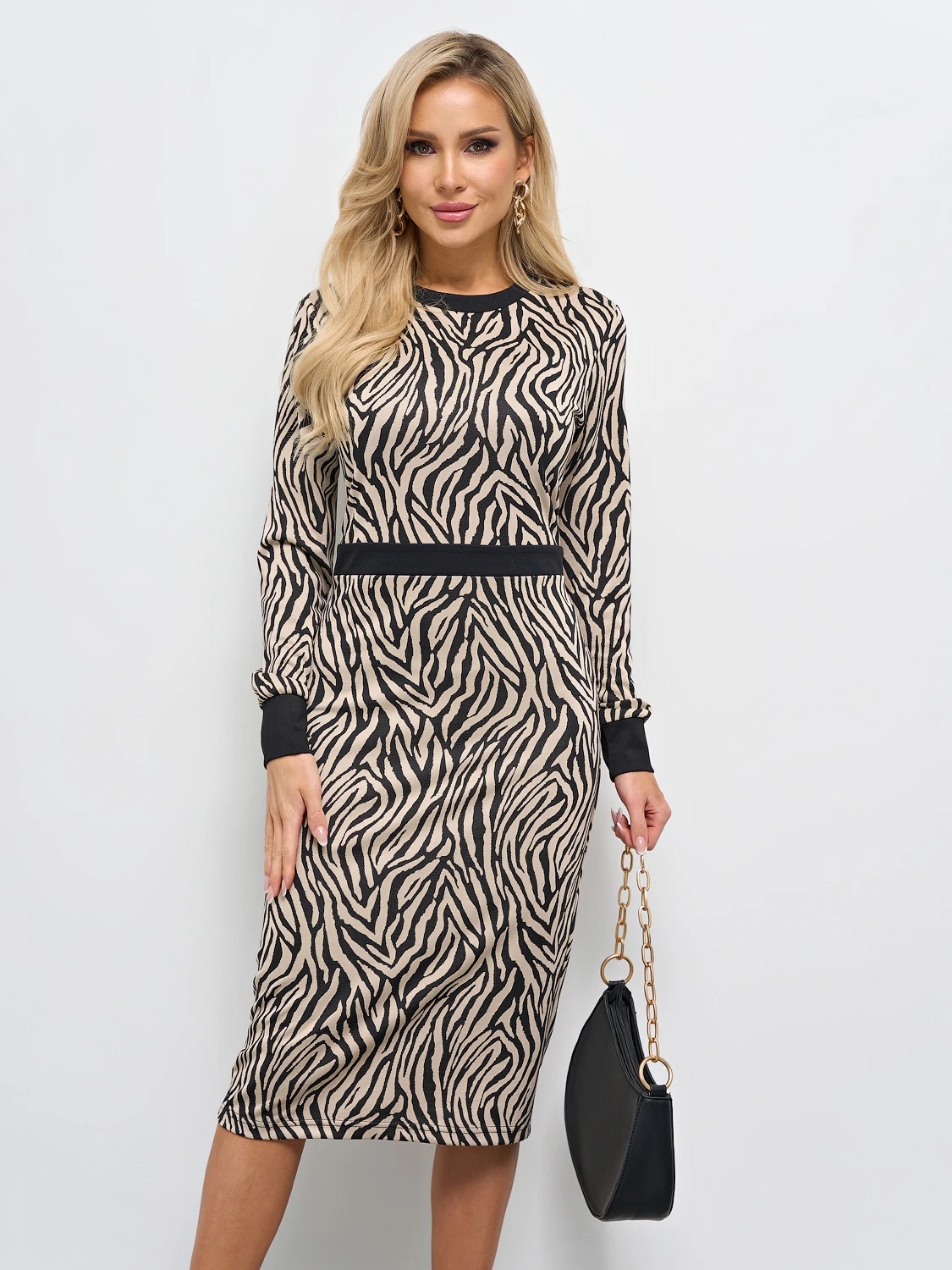 Платье трикотажное с принтом Jetty(фото8)