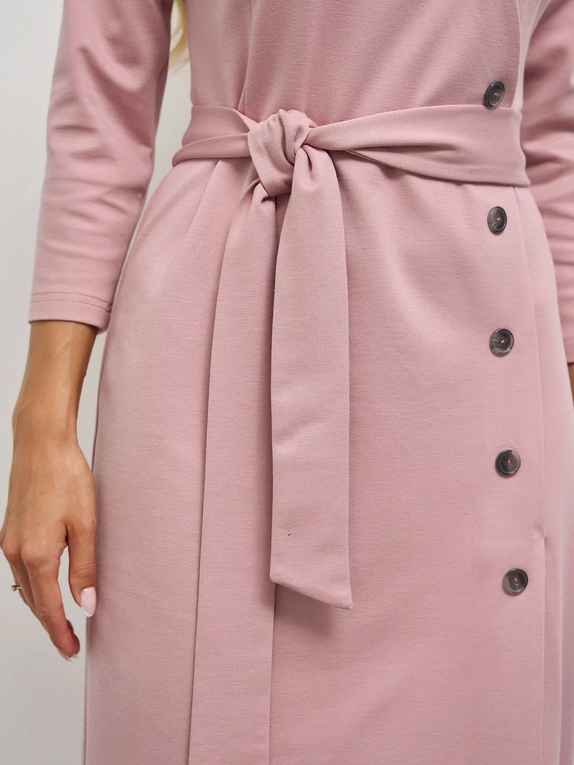 Платье трикотажное с поясом Jetty(фото5)