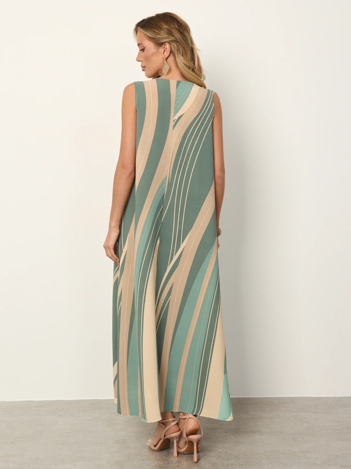 Платье макси с принтом Jetty(фото4)