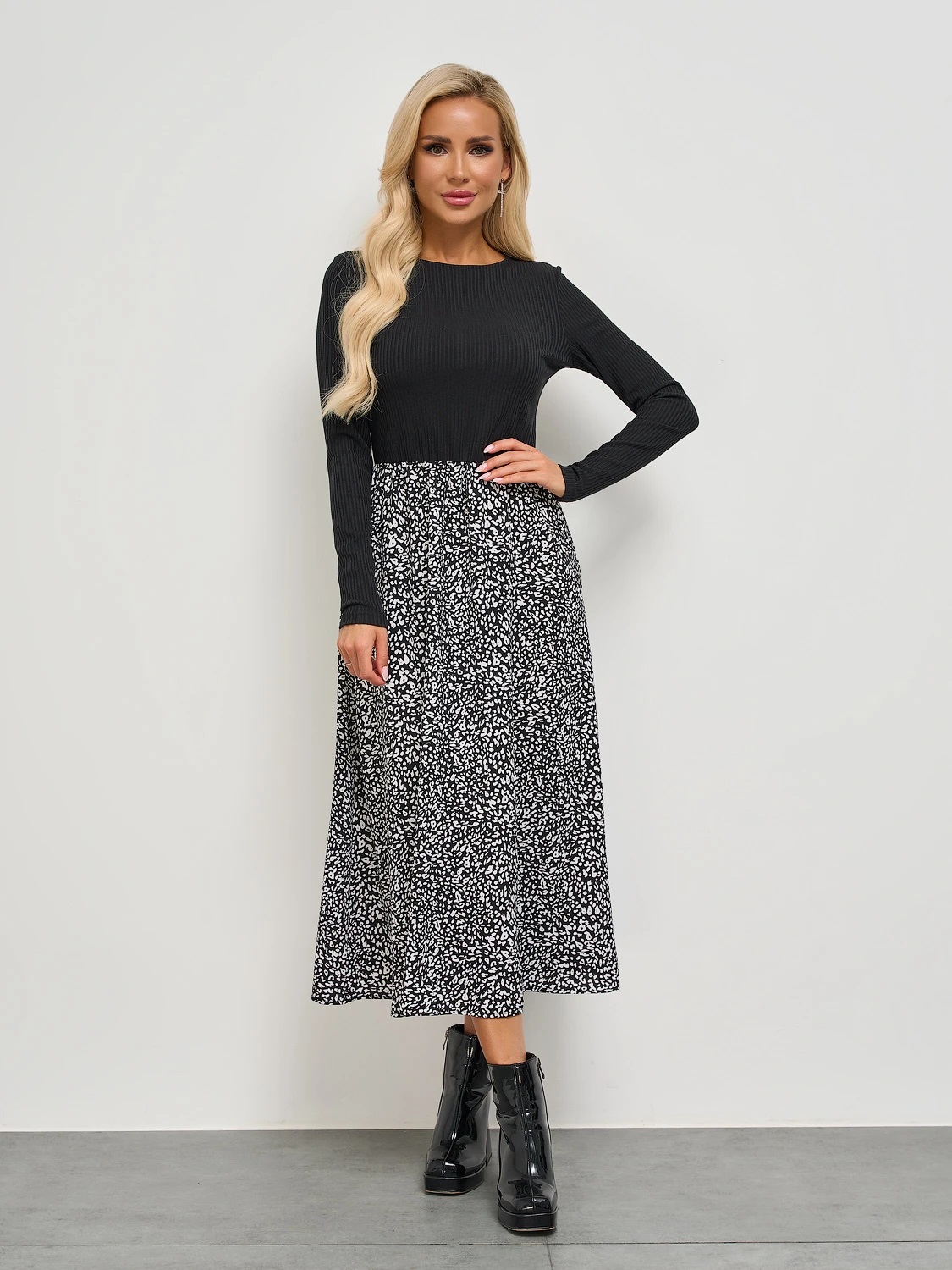 Платье длинное с разрезом Jetty(фото7)