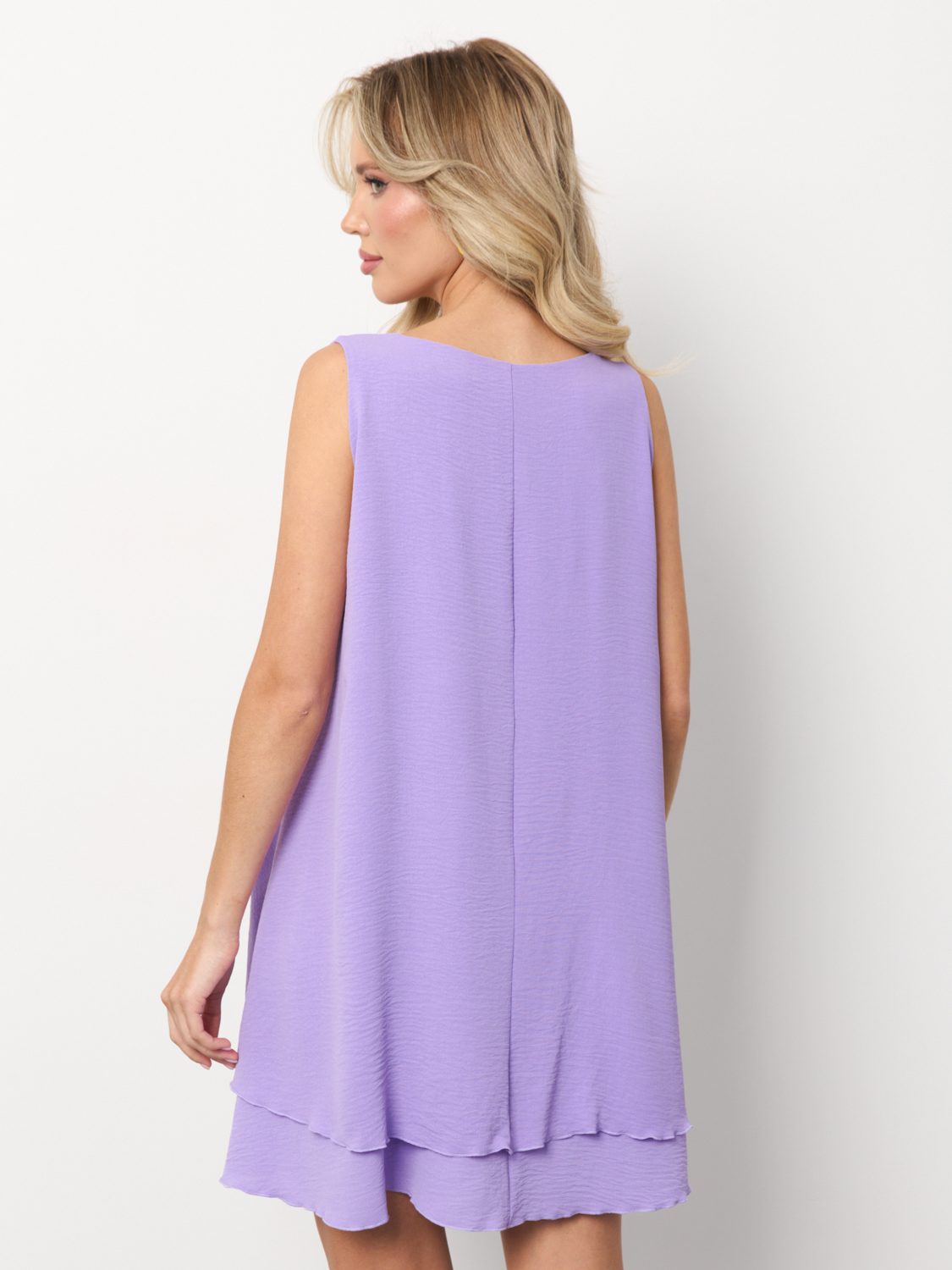 Платье короткое сиреневое Jetty(фото12)