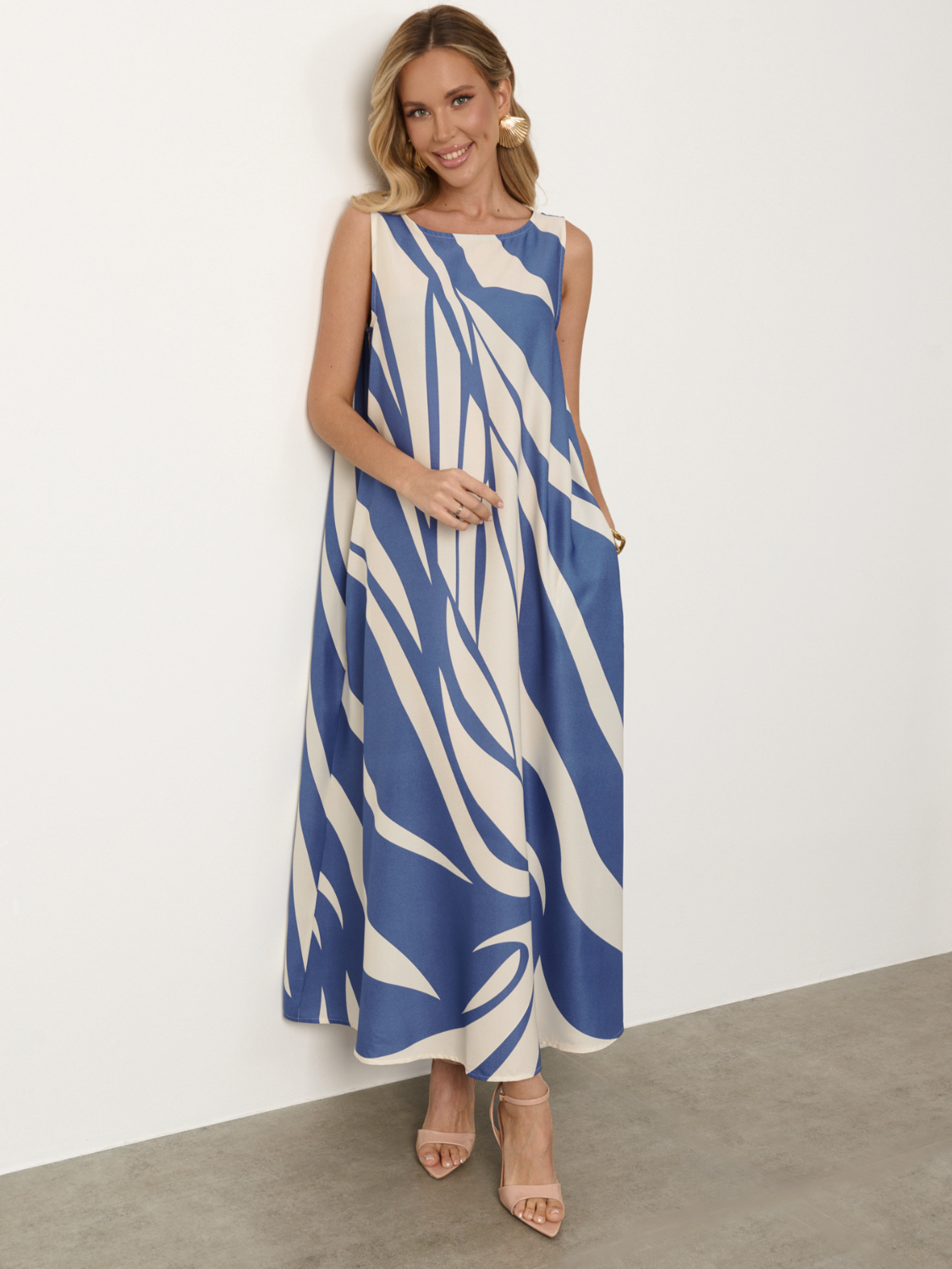 Платье макси с принтом Jetty(фото7)