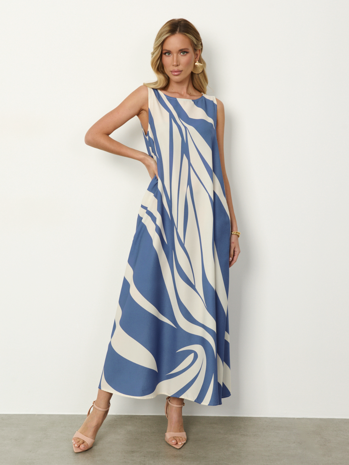 Платье макси с принтом Jetty(фото8)