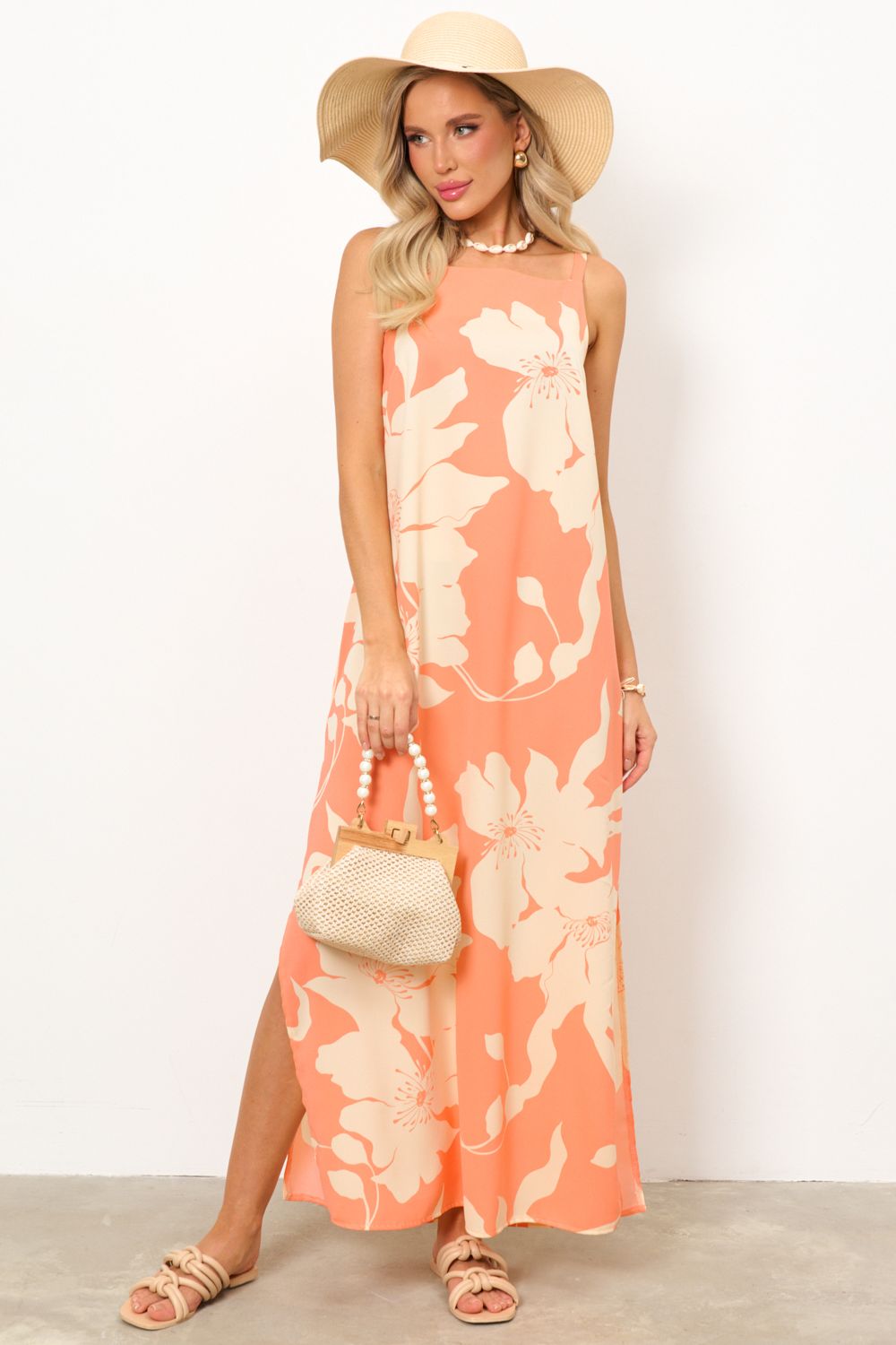 Сарафан длинный с разрезами Jetty