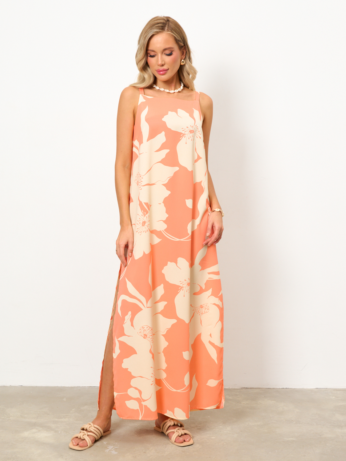 Сарафан длинный с разрезами Jetty(фото2)