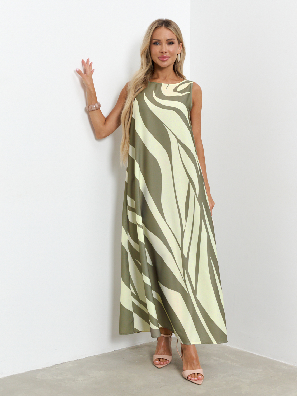 Платье макси с принтом Jetty(фото3)