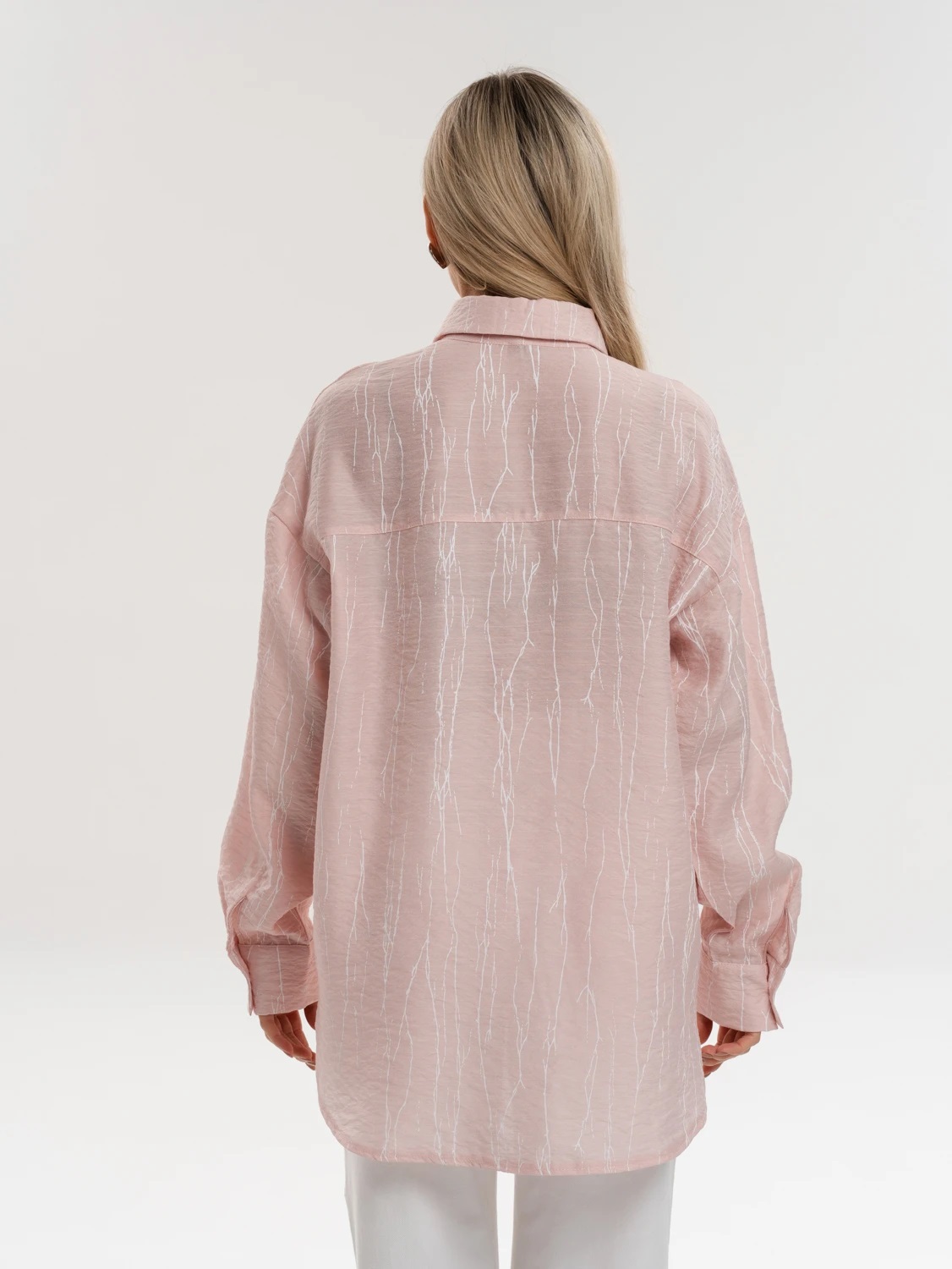 Рубашка светло-розовая с длинным рукавом Jetty(фото8)