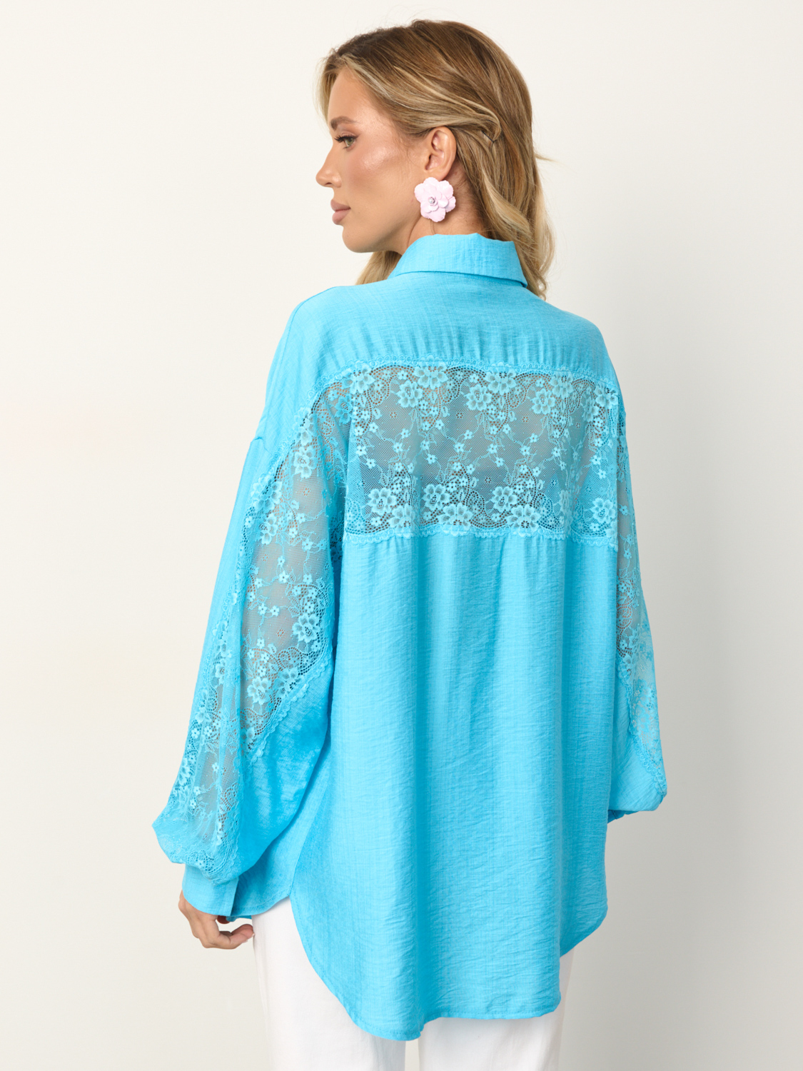 Рубашка голубая с длинными рукавами Jetty(фото9)