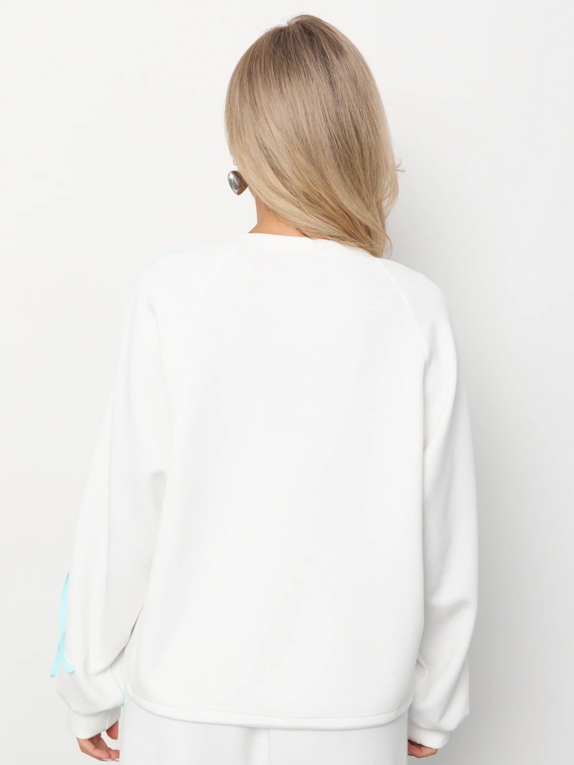 Джемпер трикотажный молочного цвета Jetty(фото7)