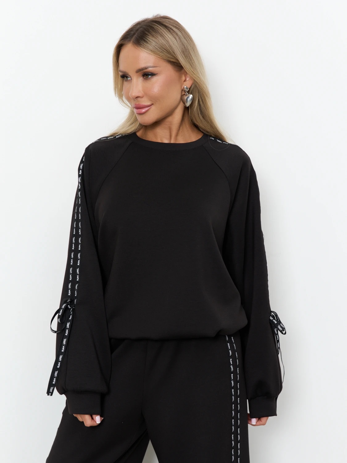 Джемпер трикотажный чёрного цвета Jetty(фото5)