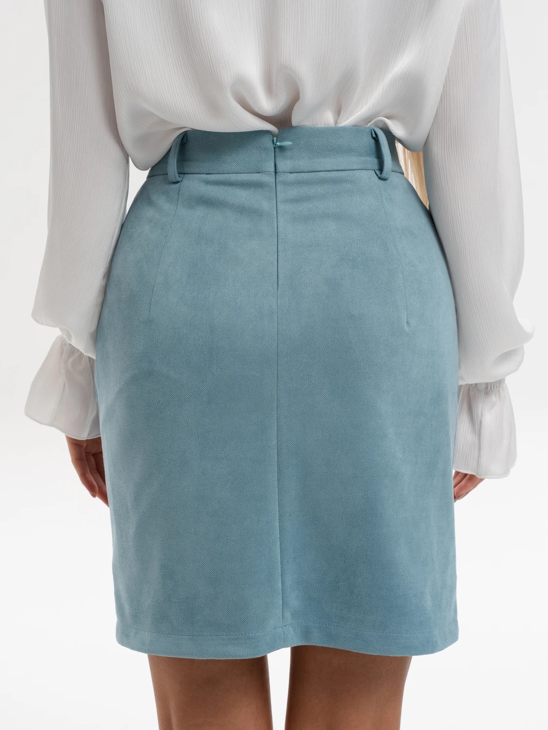 Юбка вельветовая мятного цвета Jetty(фото7)