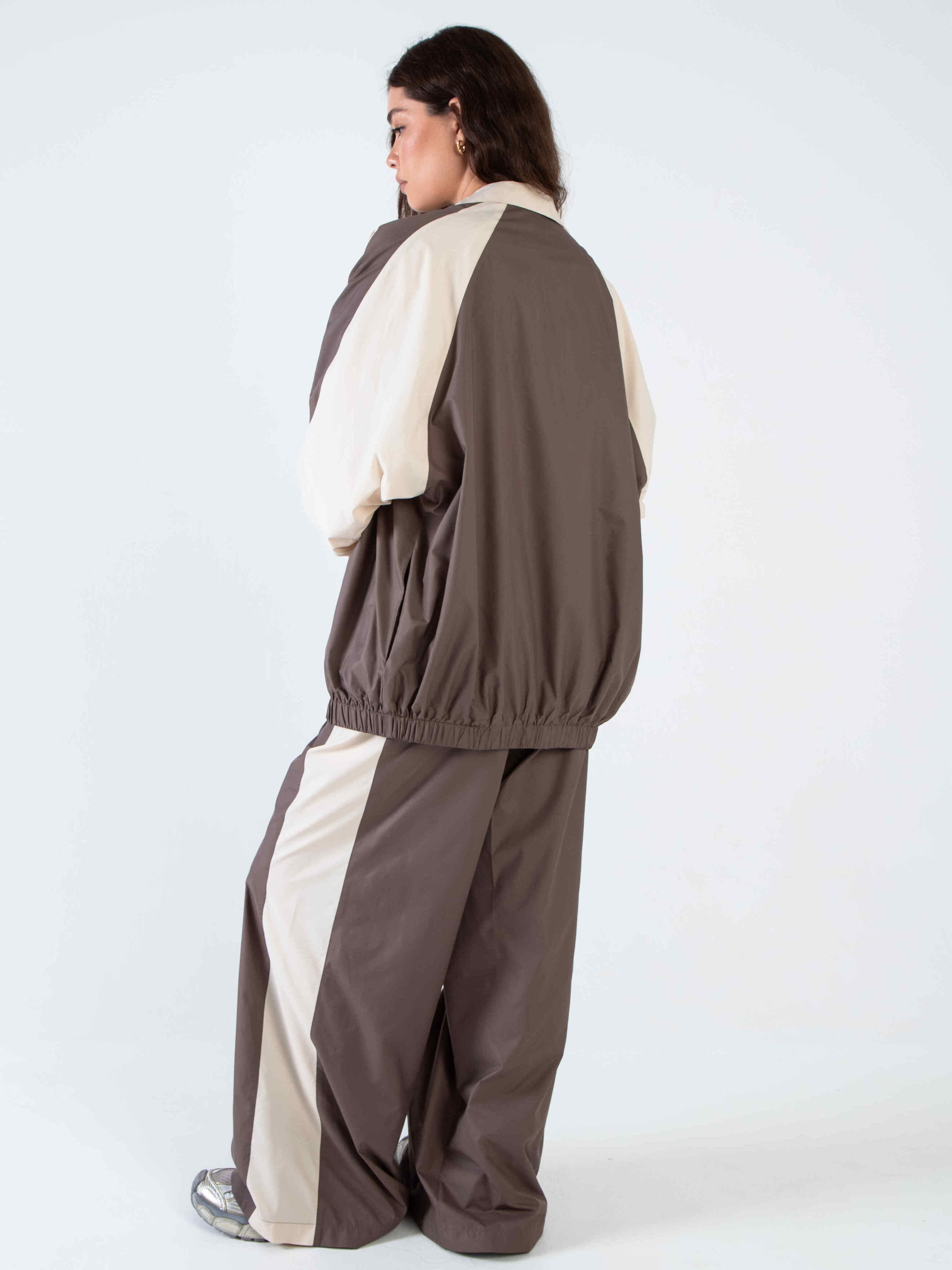 Олимпийка коричневая из премиальной курточной ткани Kosmos(фото7)